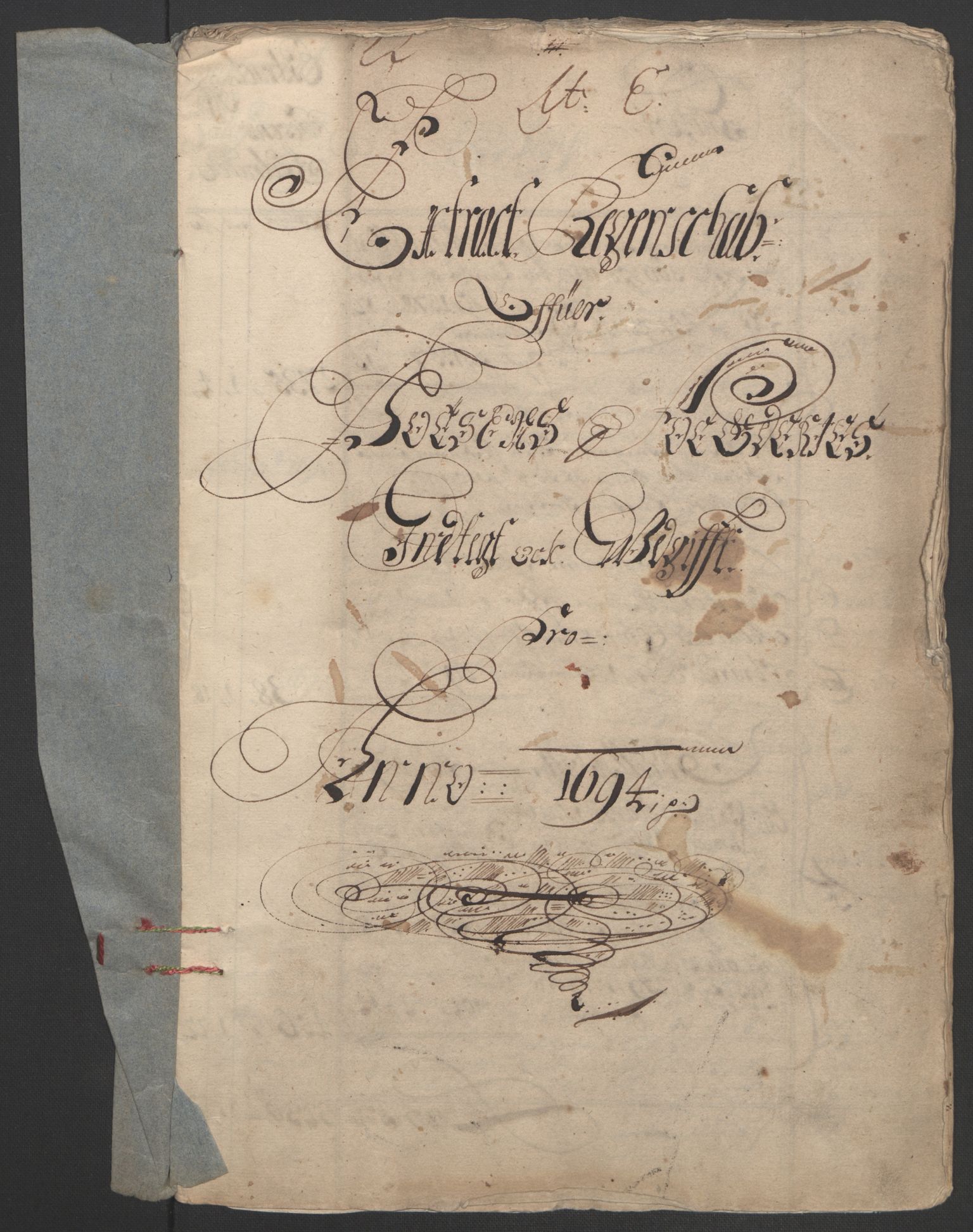 Rentekammeret inntil 1814, Reviderte regnskaper, Fogderegnskap, RA/EA-4092/R57/L3850: Fogderegnskap Fosen, 1694, p. 3
