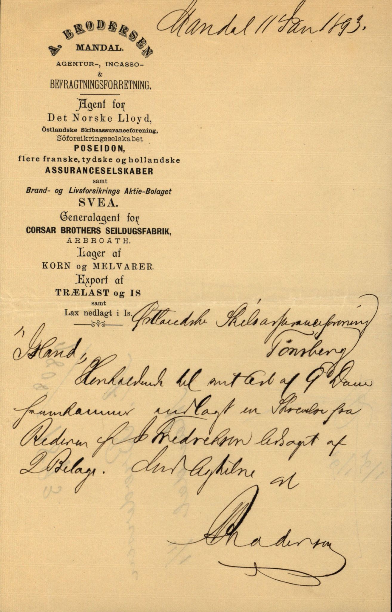 Pa 63 - Østlandske skibsassuranceforening, VEMU/A-1079/G/Ga/L0030/0001: Havaridokumenter / Leif, Korsvei, Margret, Mangerton, Mathilde, Island, Andover, 1893, p. 210