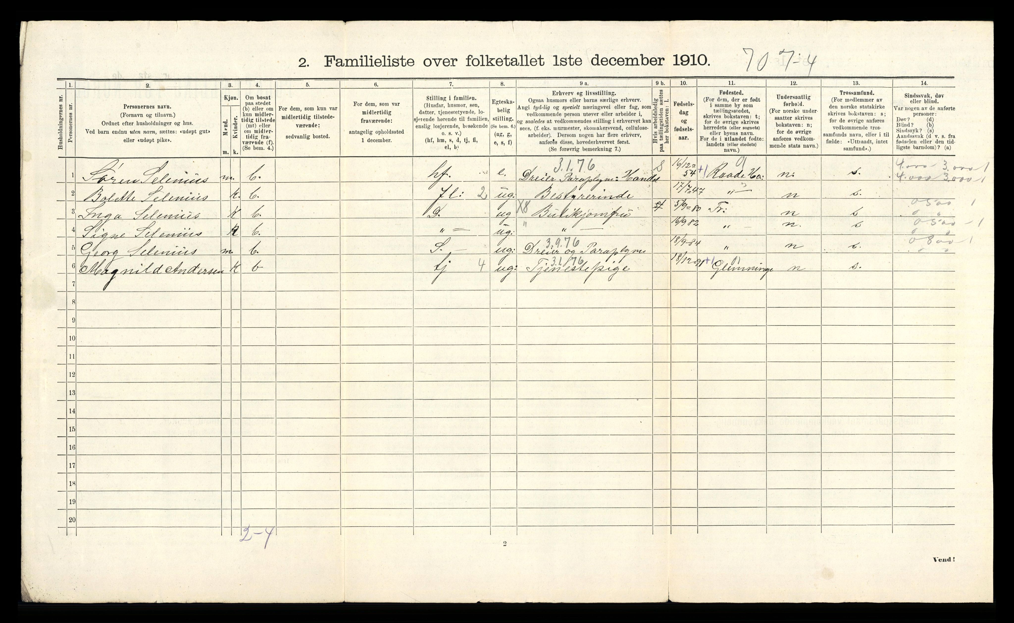 RA, 1910 census for Fredrikstad, 1910, p. 4699