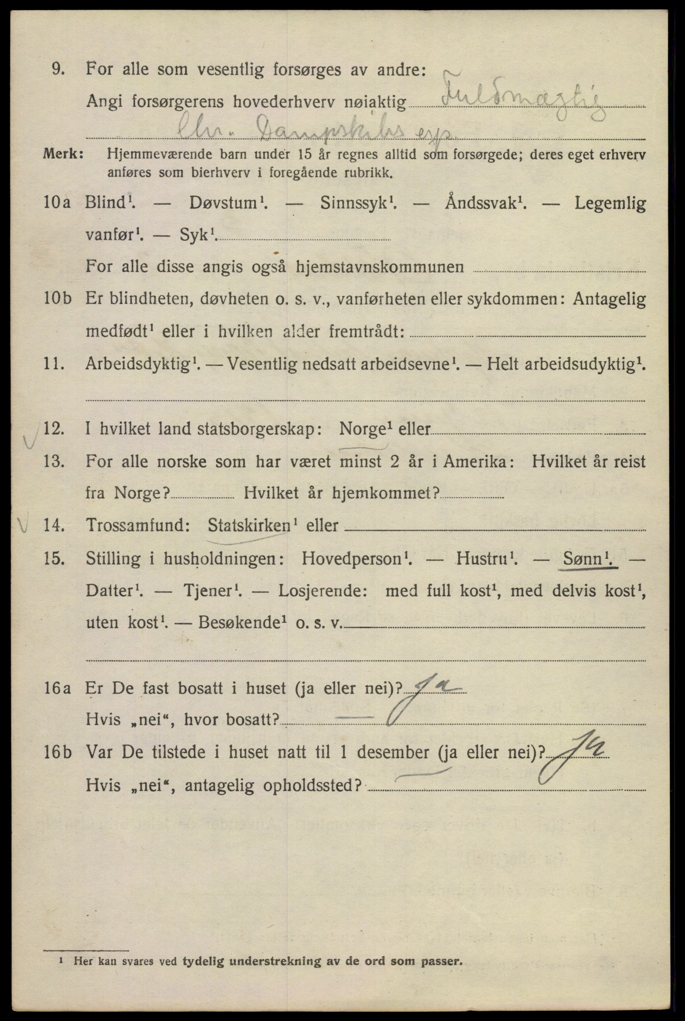 SAO, 1920 census for Kristiania, 1920, p. 627750