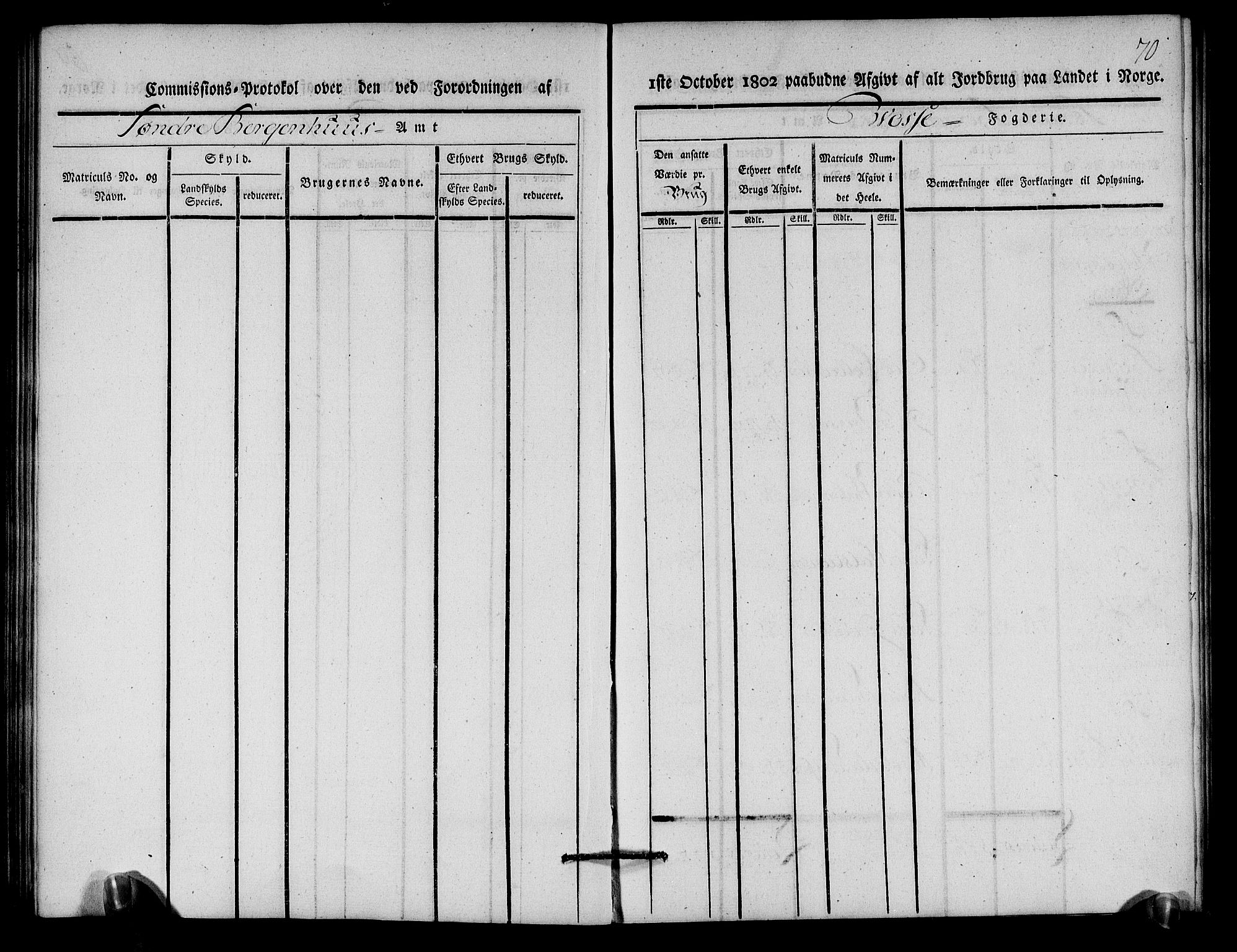 Rentekammeret inntil 1814, Realistisk ordnet avdeling, AV/RA-EA-4070/N/Ne/Nea/L0112: Nordhordland og Voss fogderi. Kommisjonsprotokoll for Voss, 1803, p. 72