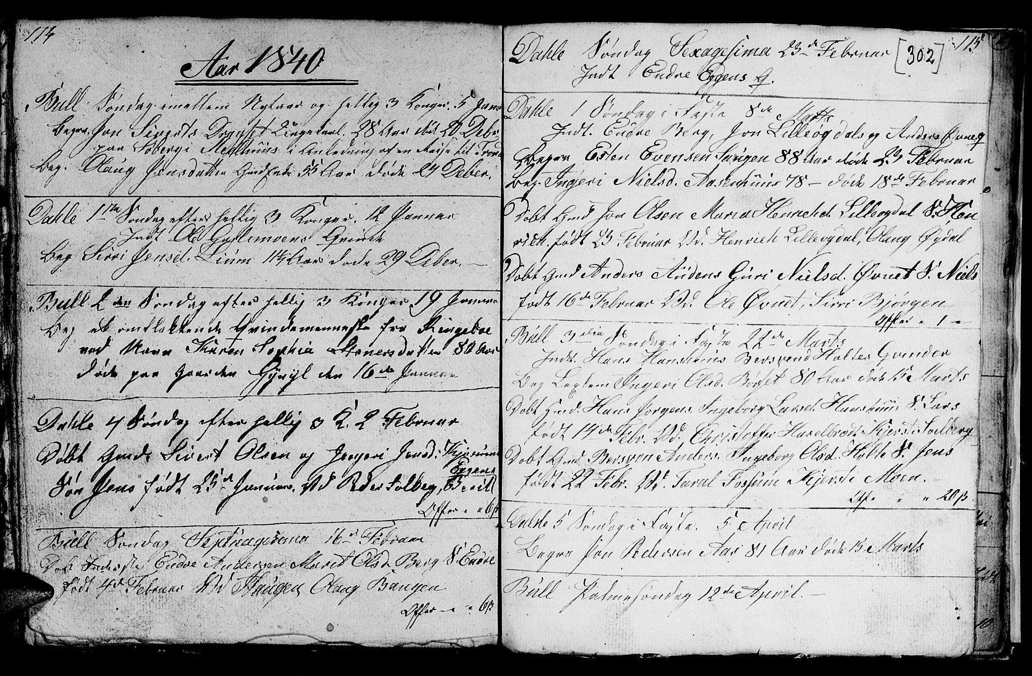 Ministerialprotokoller, klokkerbøker og fødselsregistre - Sør-Trøndelag, SAT/A-1456/689/L1042: Parish register (copy) no. 689C01, 1812-1841, p. 301-302