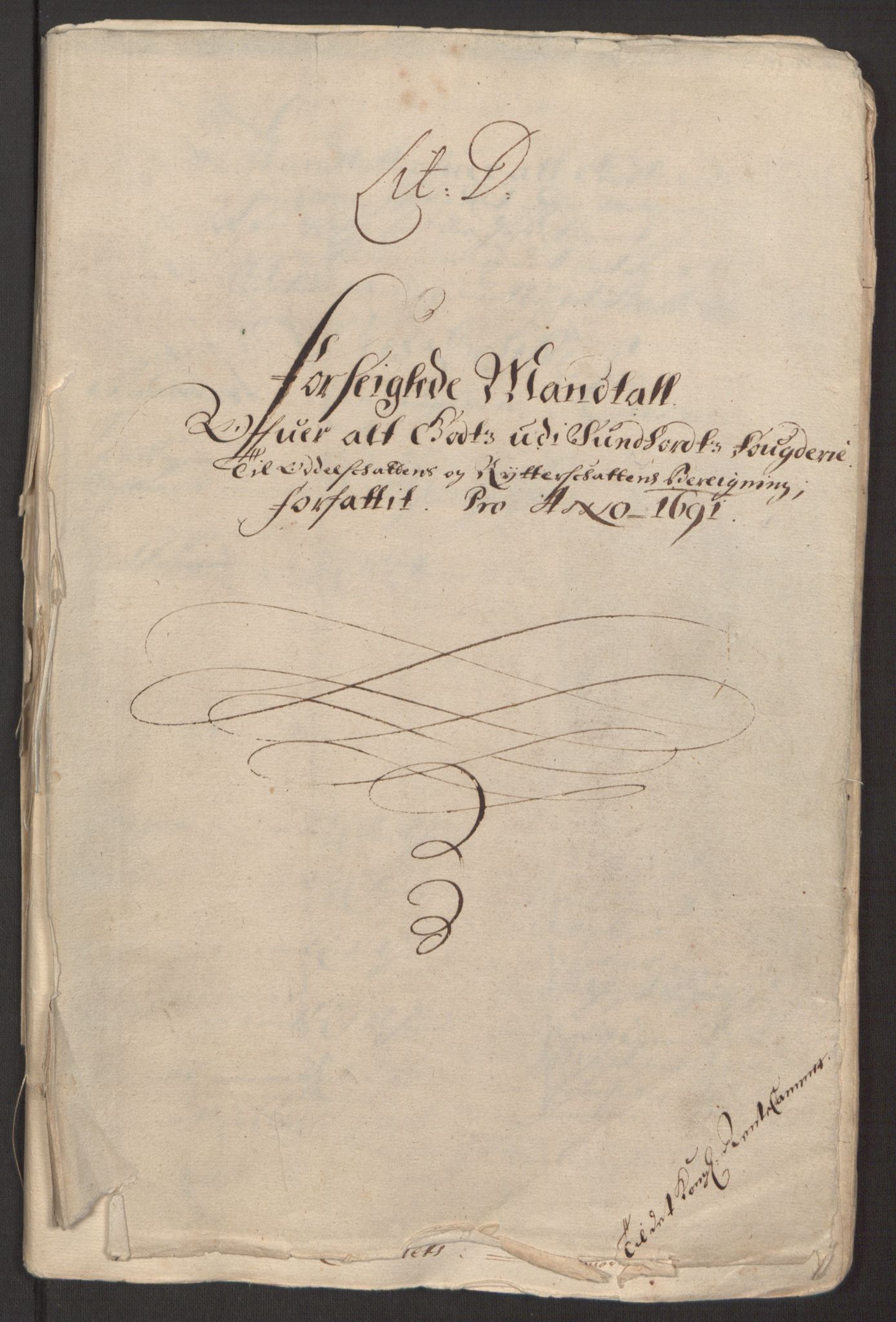 Rentekammeret inntil 1814, Reviderte regnskaper, Fogderegnskap, RA/EA-4092/R48/L2973: Fogderegnskap Sunnhordland og Hardanger, 1691-1692, p. 57