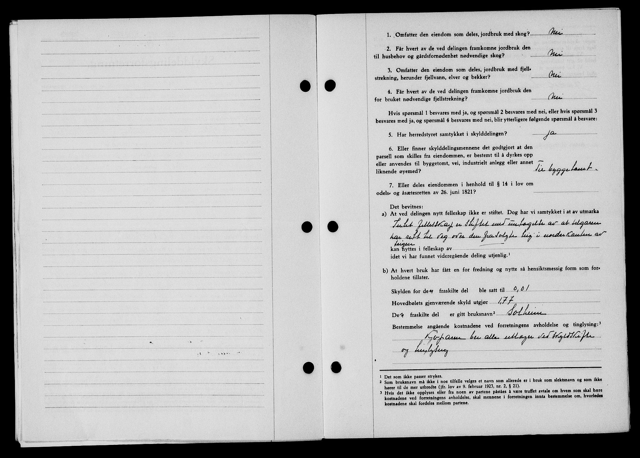 Flekkefjord sorenskriveri, AV/SAK-1221-0001/G/Gb/Gba/L0065: Mortgage book no. A-13, 1949-1949, Diary no: : 399/1949