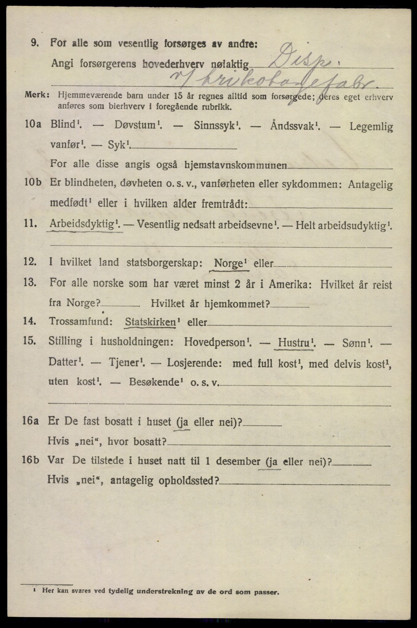 SAKO, 1920 census for Hedrum, 1920, p. 2522