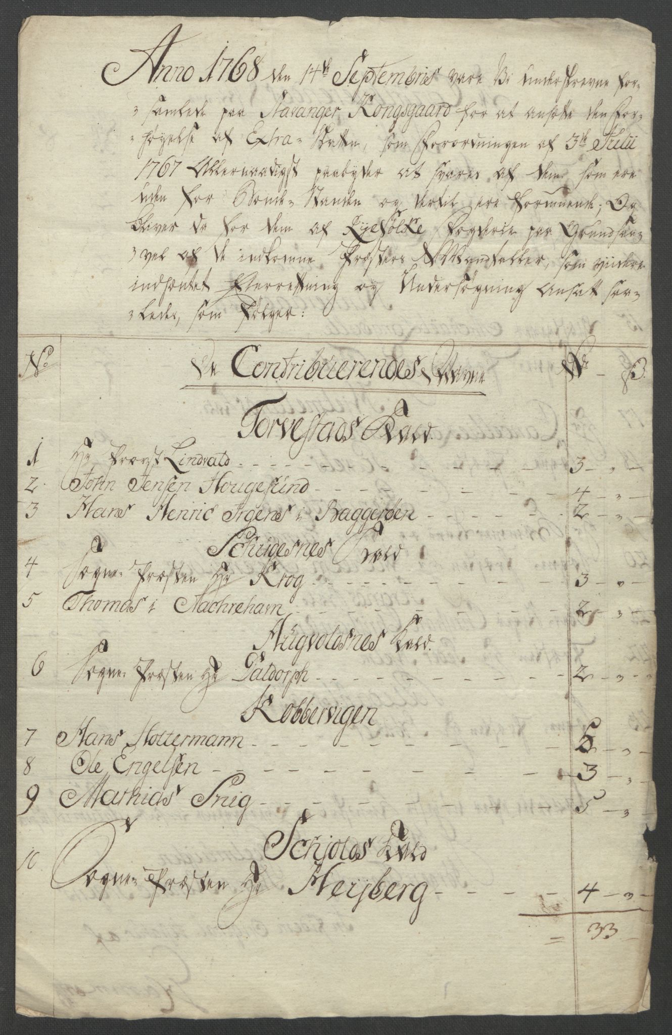 Rentekammeret inntil 1814, Reviderte regnskaper, Fogderegnskap, RA/EA-4092/R47/L2972: Ekstraskatten Ryfylke, 1762-1780, p. 161