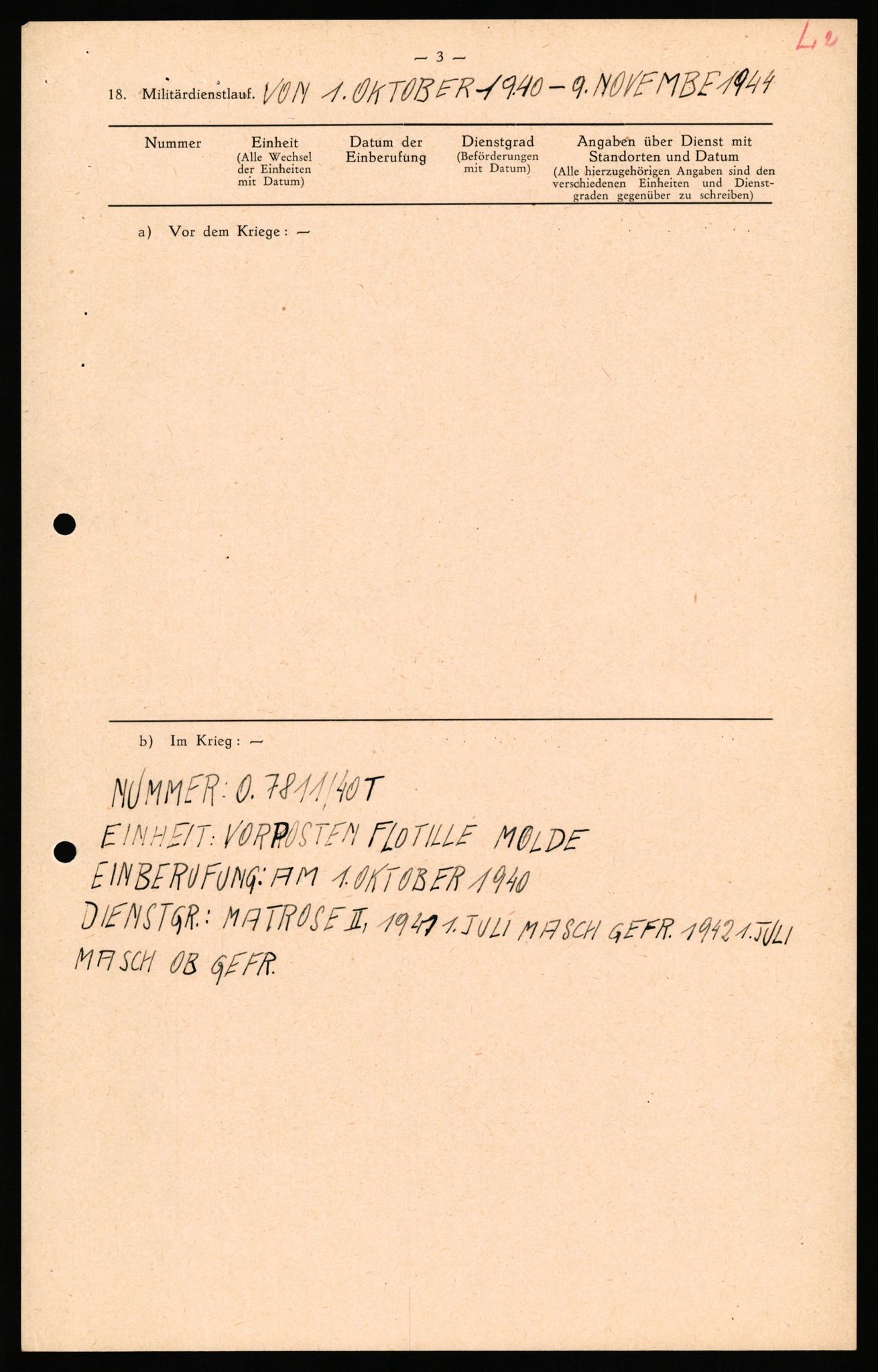 Forsvaret, Forsvarets overkommando II, AV/RA-RAFA-3915/D/Db/L0039: CI Questionaires. Tyske okkupasjonsstyrker i Norge. Østerrikere., 1945-1946, p. 244