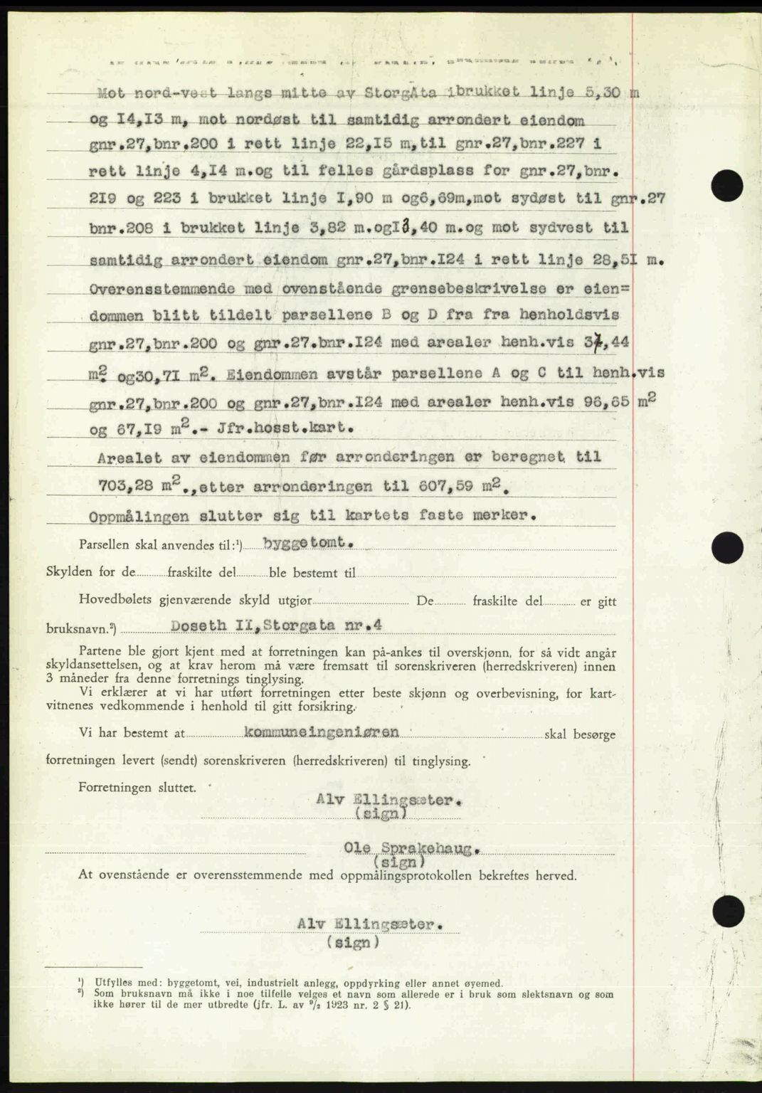 Romsdal sorenskriveri, AV/SAT-A-4149/1/2/2C: Mortgage book no. A28, 1948-1949, Diary no: : 230/1949