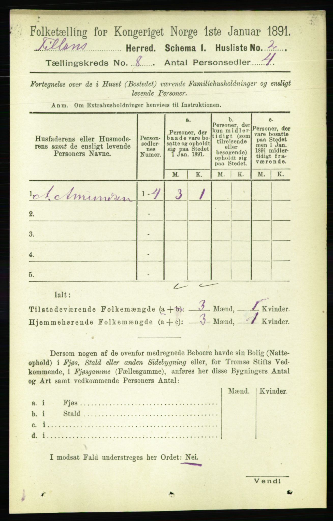 RA, 1891 census for 1616 Fillan, 1891, p. 1855