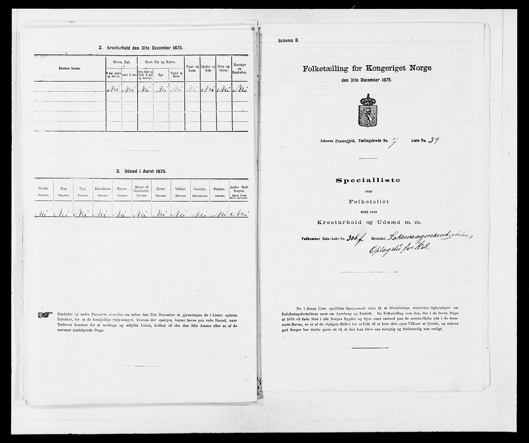 SAB, 1875 census for 1247P Askøy, 1875, p. 1140