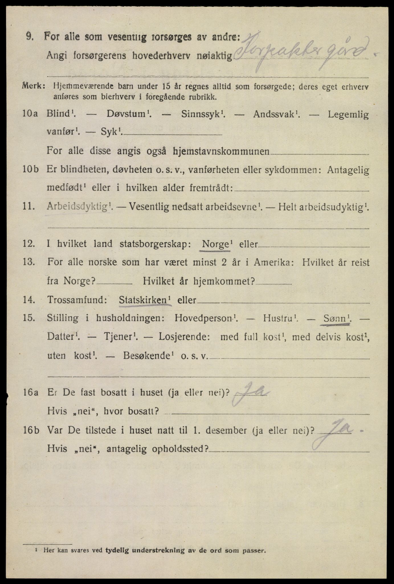 SAKO, 1920 census for Brunlanes, 1920, p. 6820