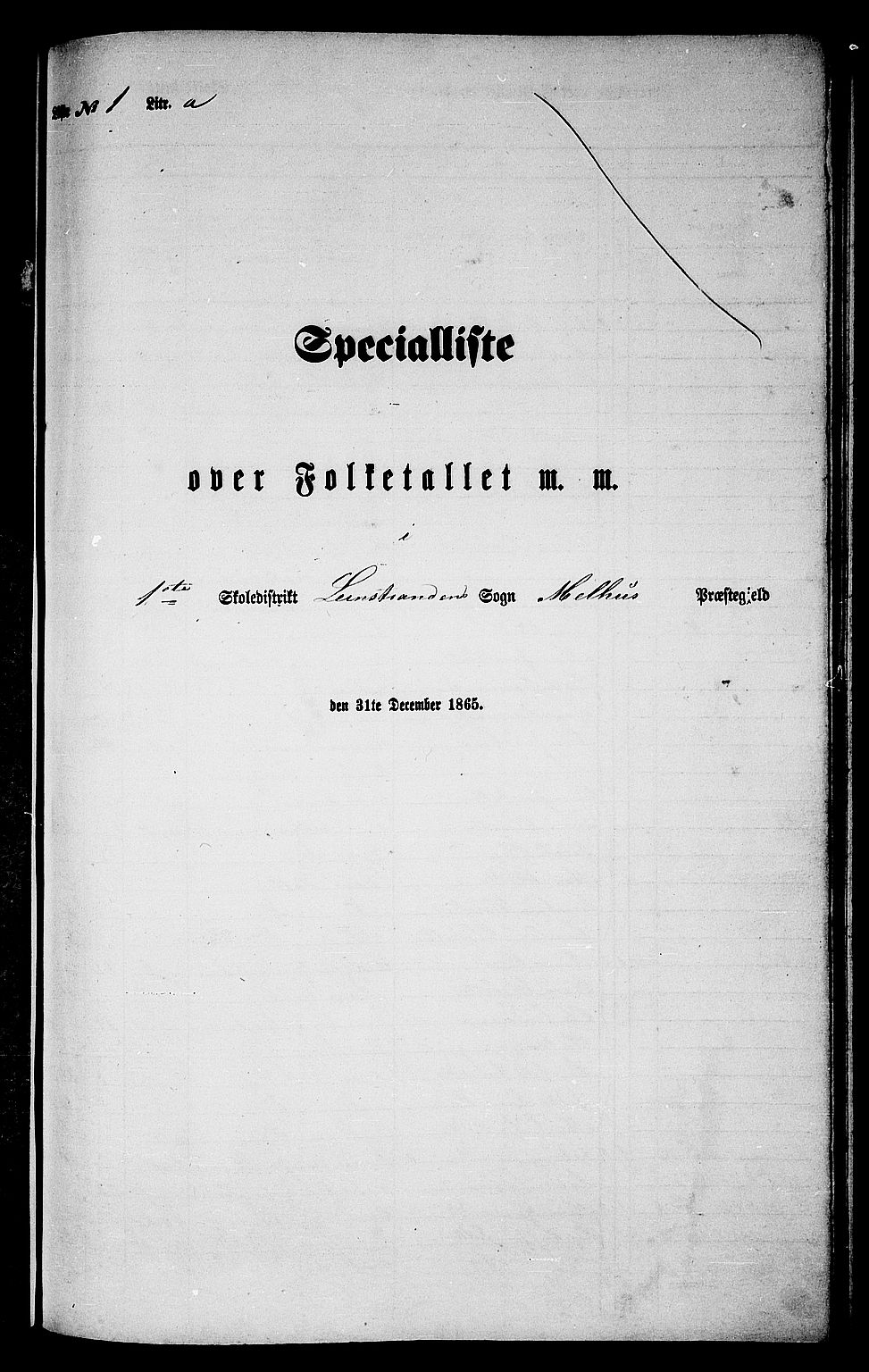 RA, 1865 census for Melhus, 1865, p. 200