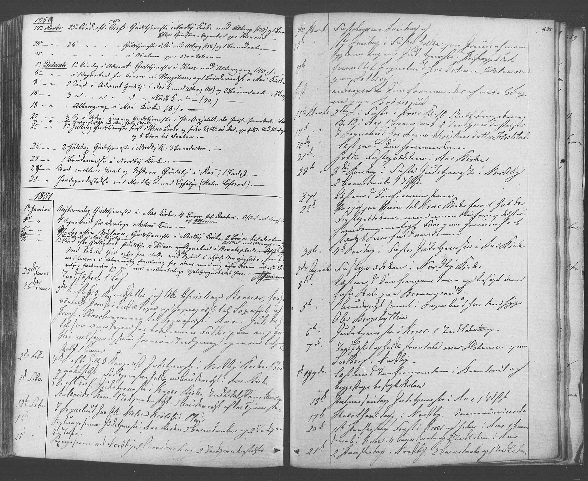 Ås prestekontor Kirkebøker, SAO/A-10894/F/Fa/L0006: Parish register (official) no. I 6, 1841-1853, p. 632-633