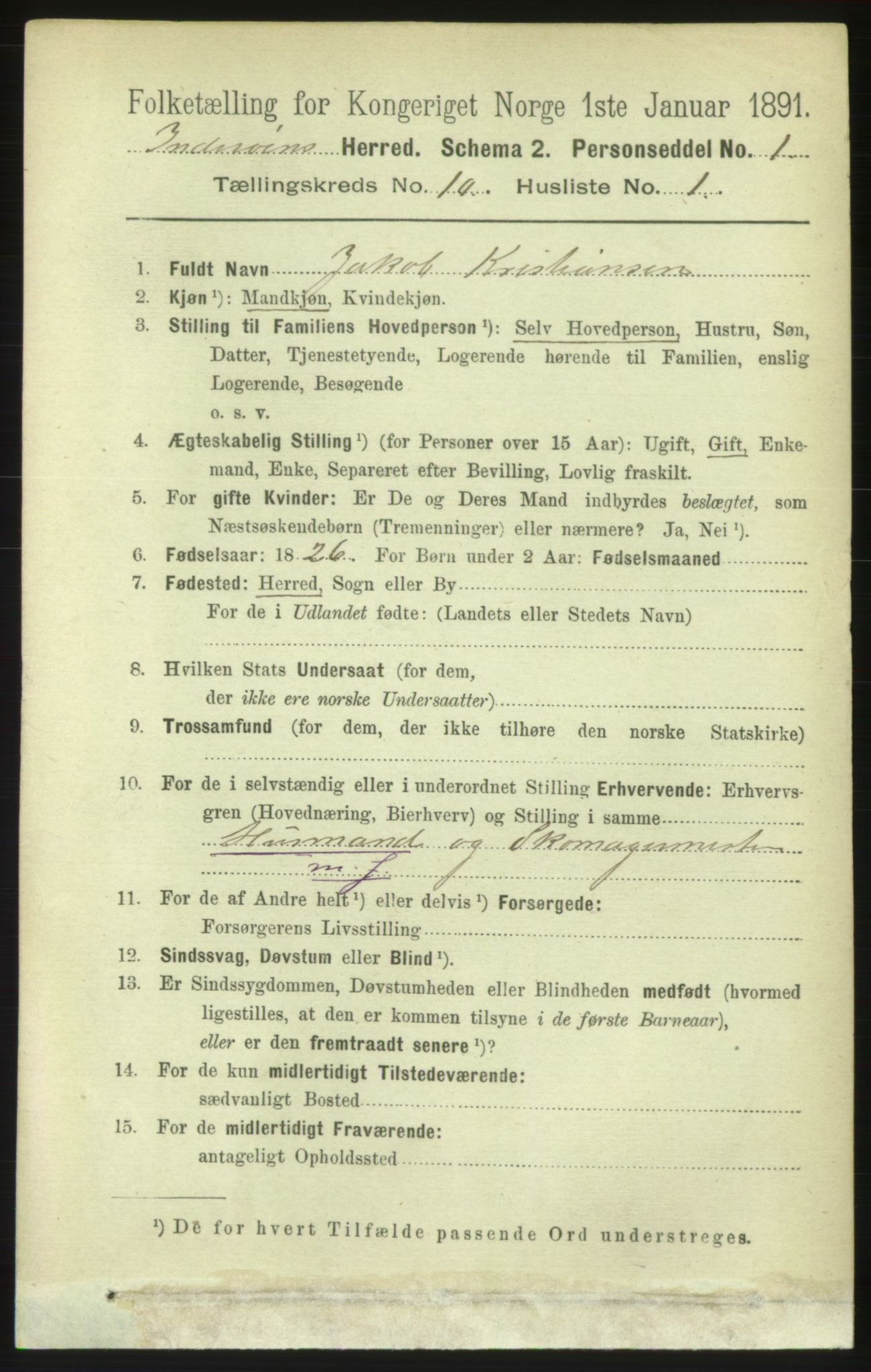 RA, 1891 census for 1729 Inderøy, 1891, p. 5571