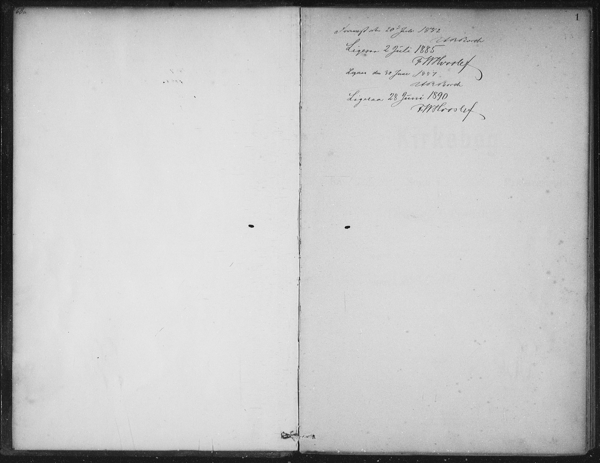 Selje sokneprestembete, AV/SAB-A-99938/H/Ha/Haa/Haac/L0001: Parish register (official) no. C  1, 1881-1888, p. 1