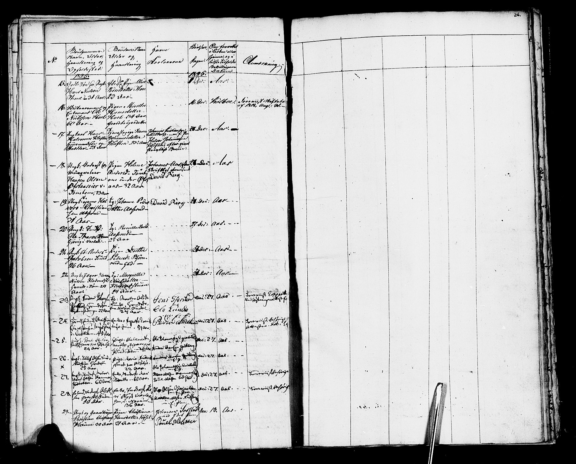 Vestre Toten prestekontor, SAH/PREST-108/H/Ha/Haa/L0001: Parish register (official) no. 1, 1825-1826, p. 26