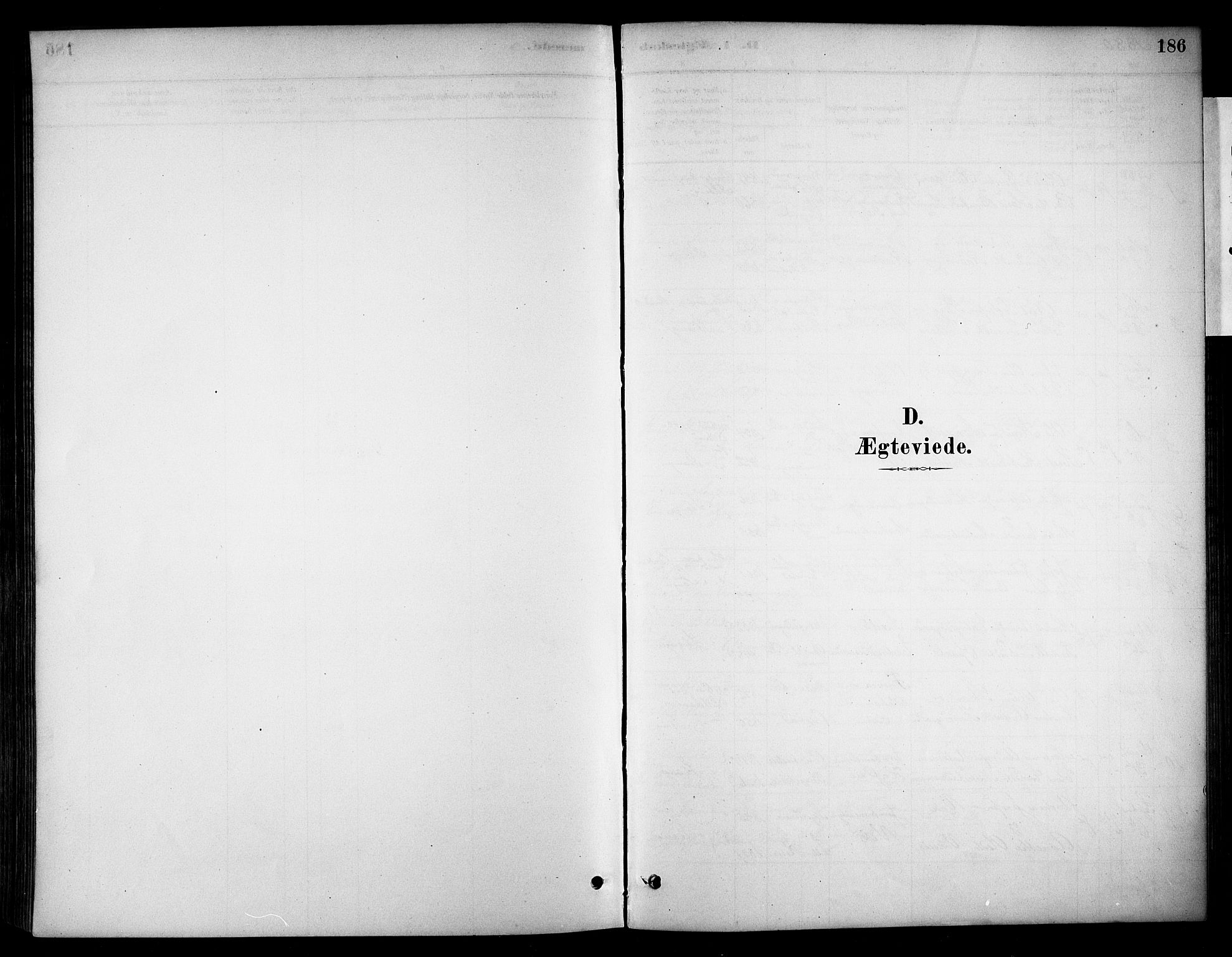 Stange prestekontor, SAH/PREST-002/K/L0018: Parish register (official) no. 18, 1880-1896, p. 186