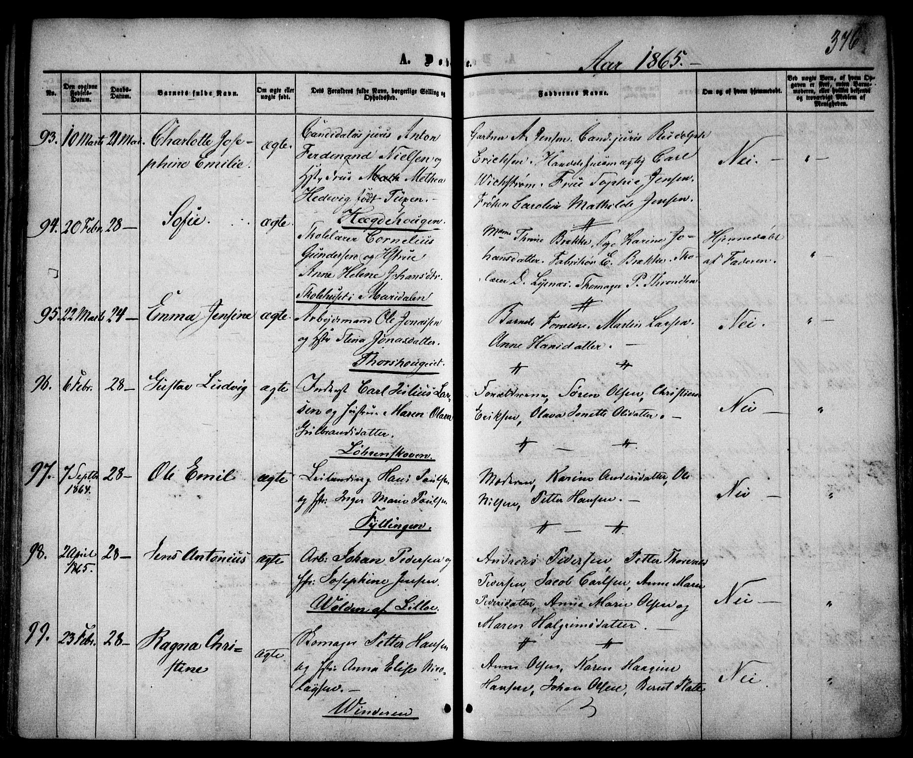 Vestre Aker prestekontor Kirkebøker, SAO/A-10025/F/Fa/L0003: Parish register (official) no. 3, 1857-1868, p. 376