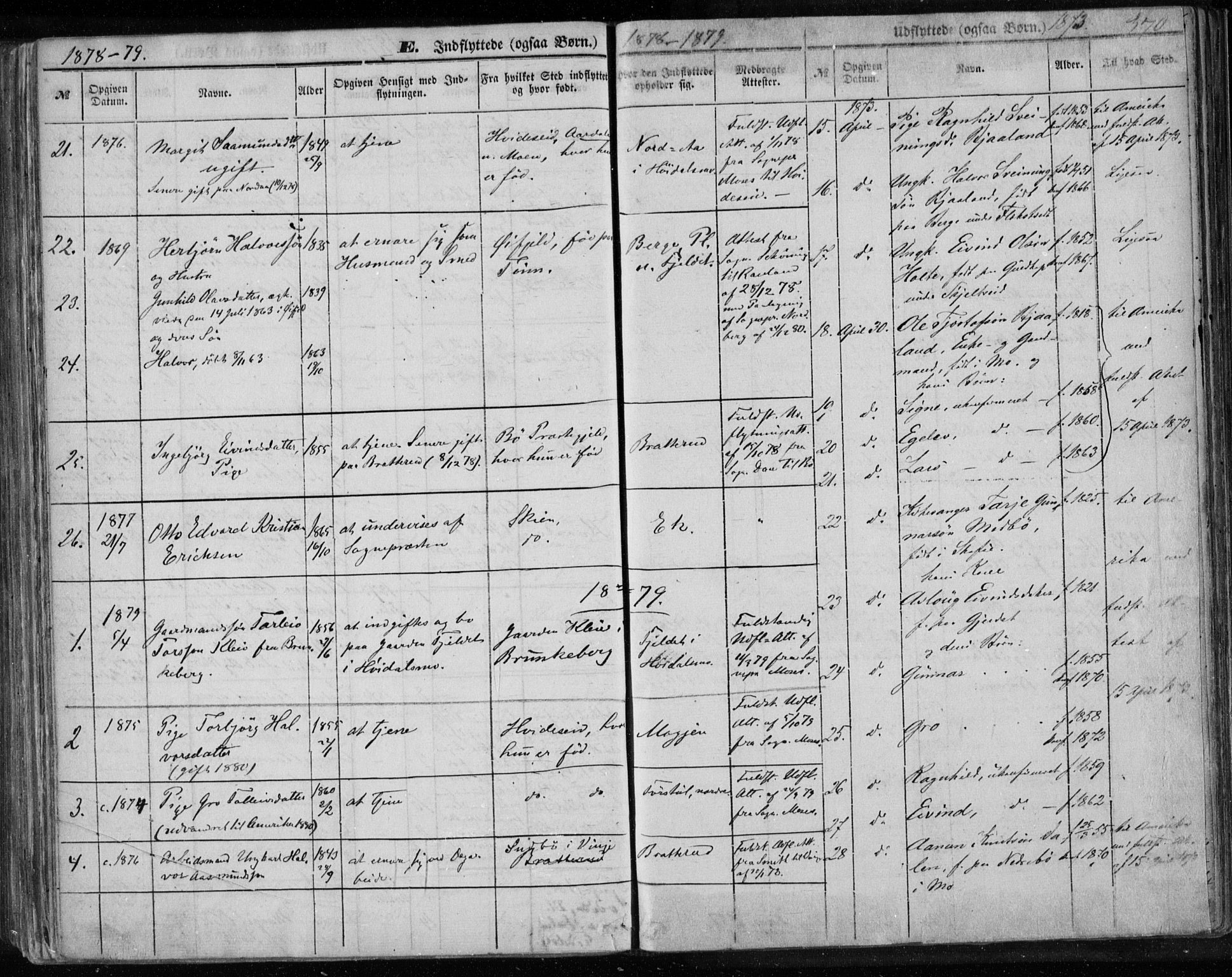 Lårdal kirkebøker, SAKO/A-284/F/Fa/L0006: Parish register (official) no. I 6, 1861-1886, p. 370
