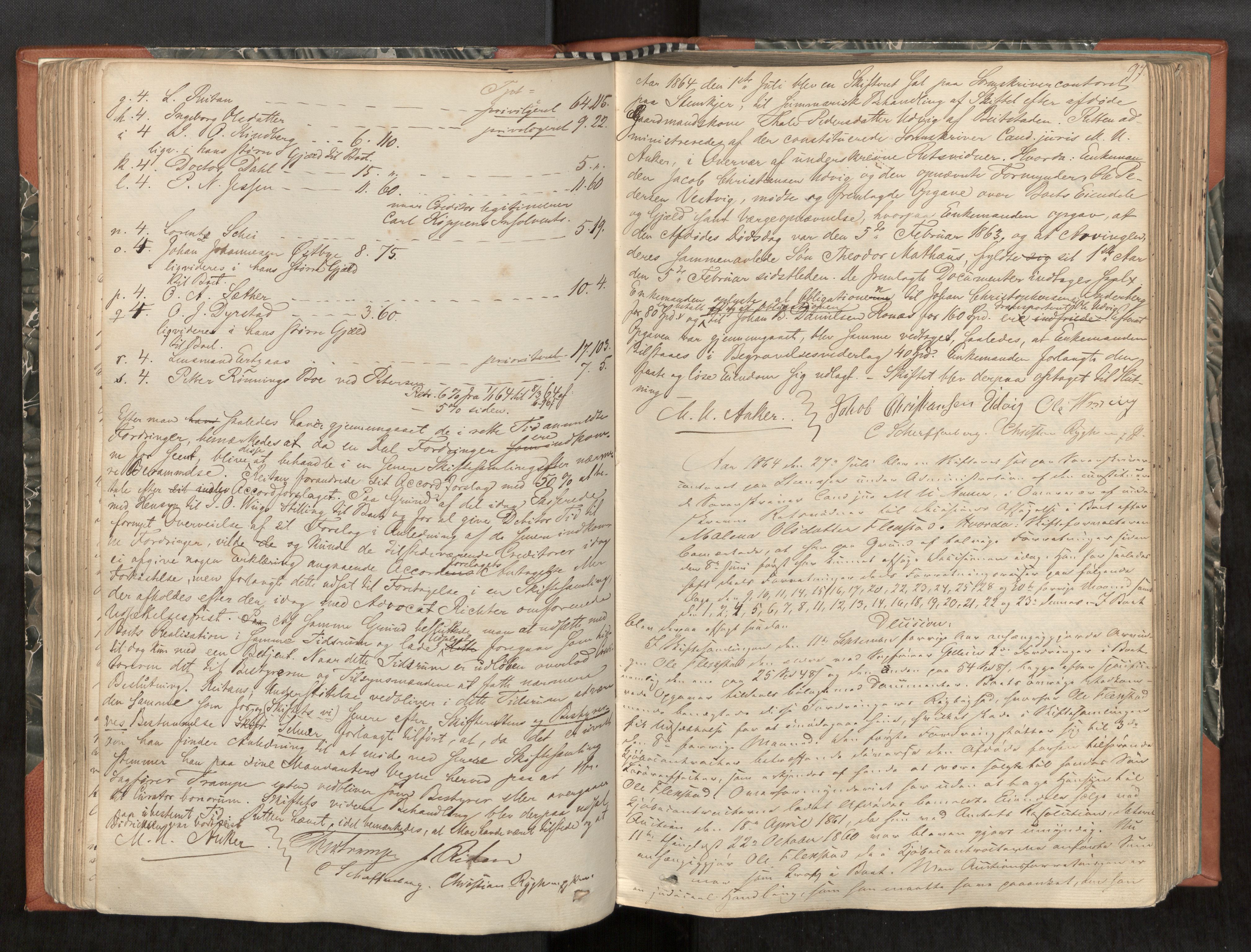 Inderøy sorenskriveri, AV/SAT-A-4147/1/3/3B/L0003: Skifteforhandlingsprotokoll, 1858-1873, p. 97