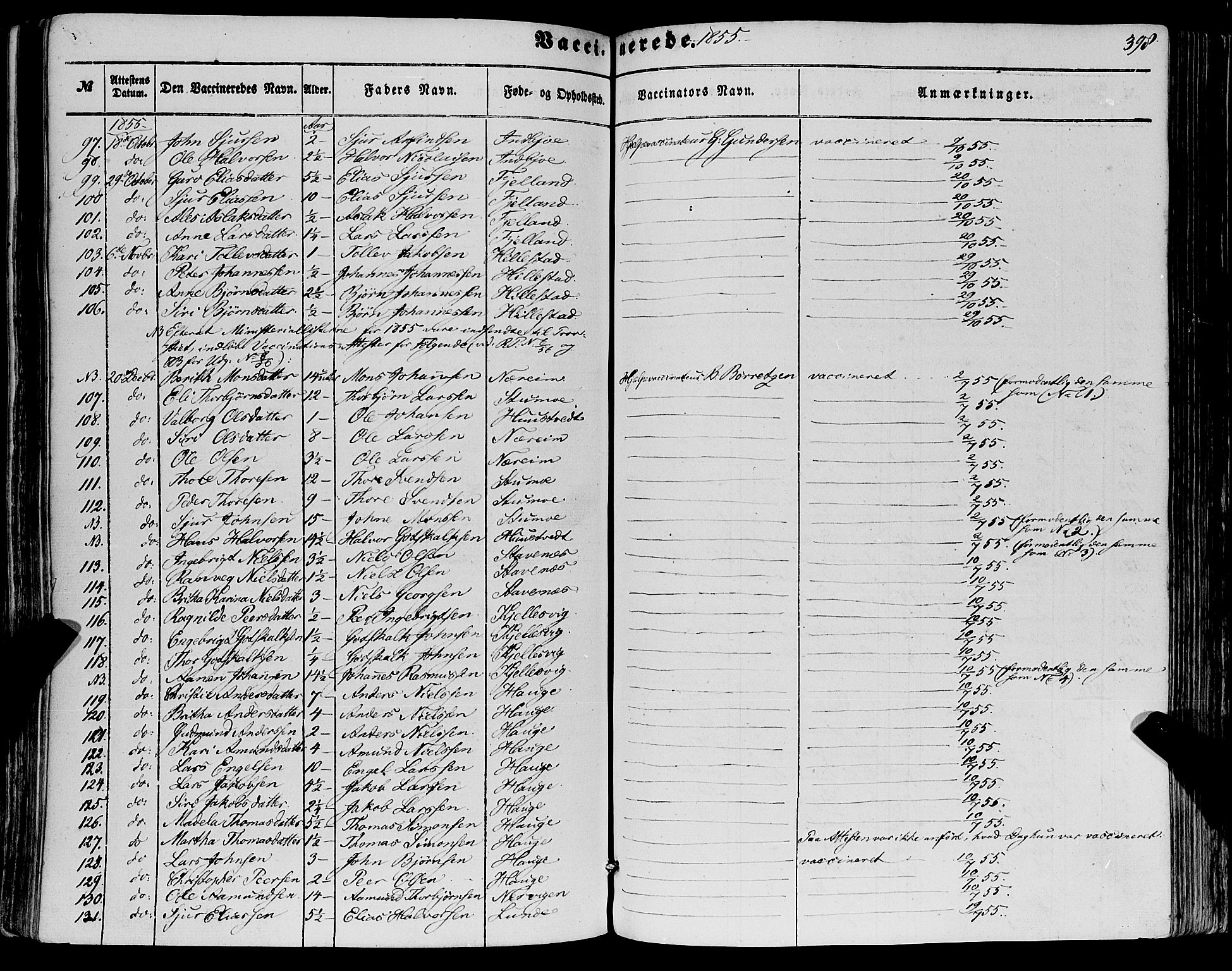 Fjelberg sokneprestembete, SAB/A-75201/H/Haa: Parish register (official) no. A 7, 1851-1867, p. 398