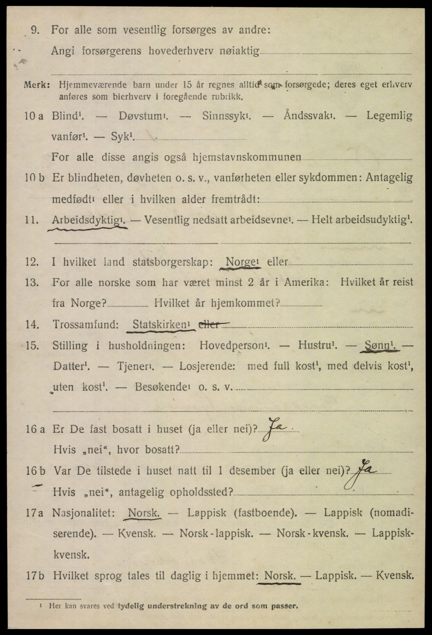 SAT, 1920 census for Ogndal, 1920, p. 704