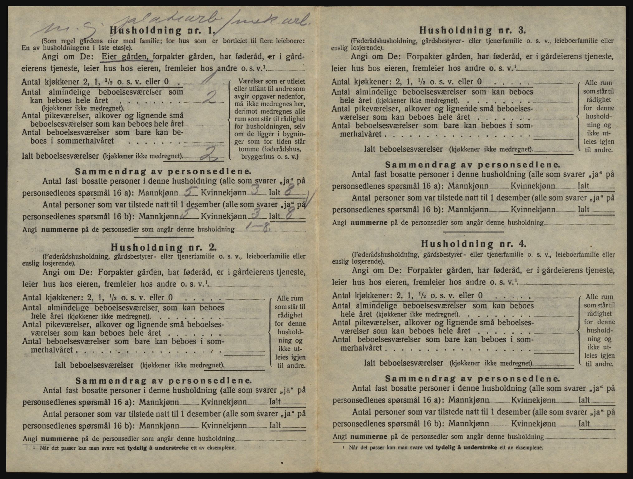 SAO, 1920 census for Glemmen, 1920, p. 2546