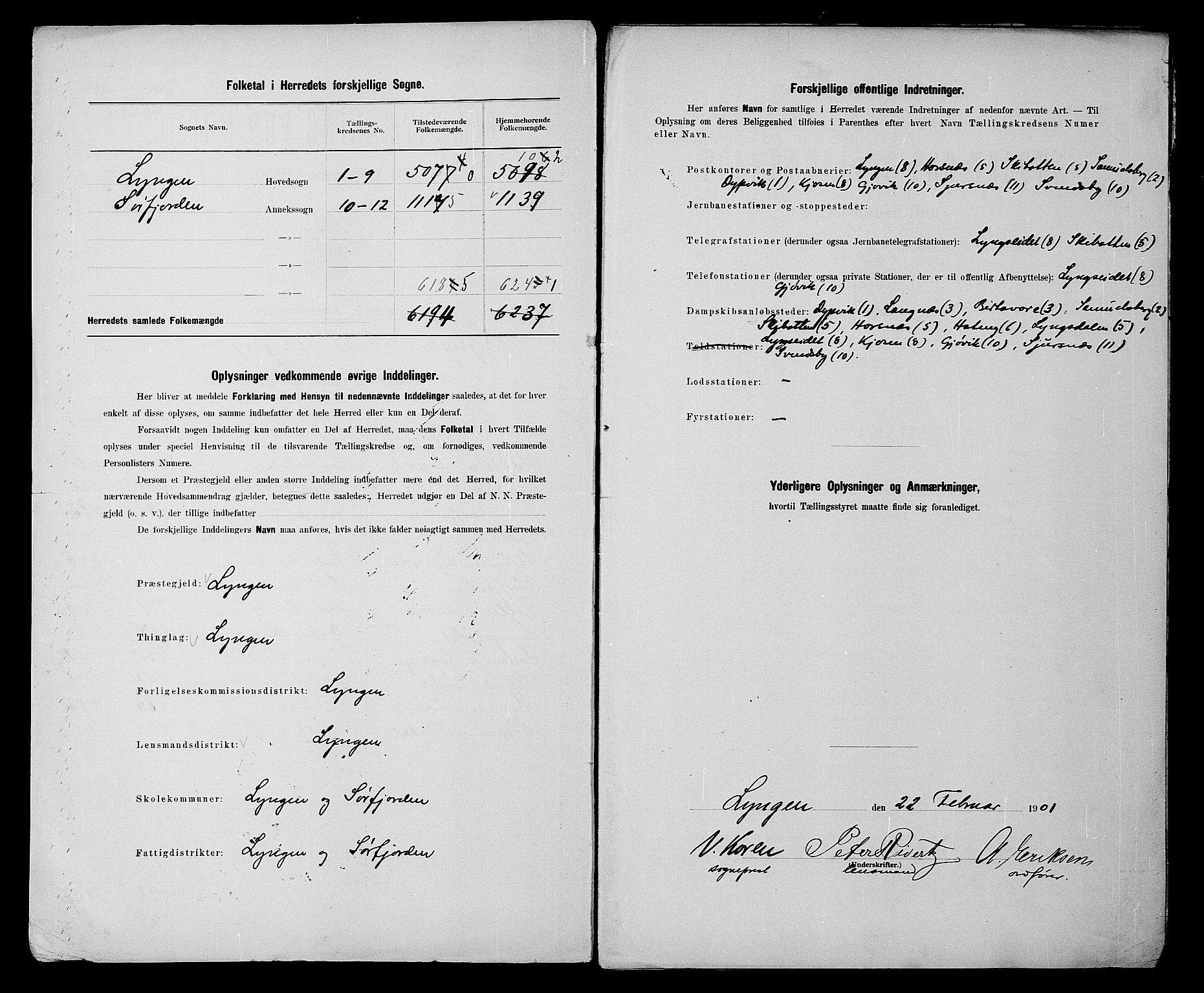 SATØ, 1900 census for Lyngen, 1900, p. 3