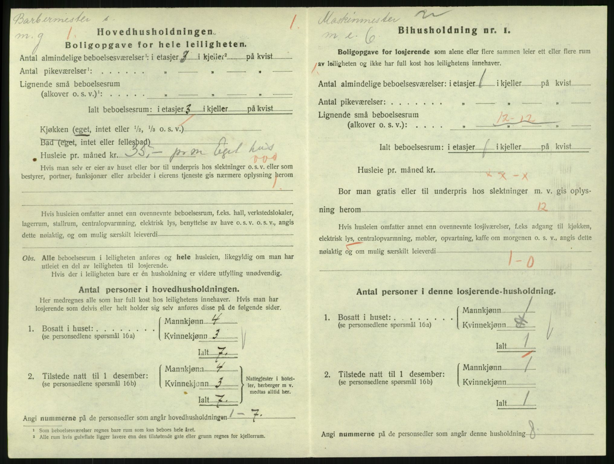 SAKO, 1920 census for Horten, 1920, p. 6038