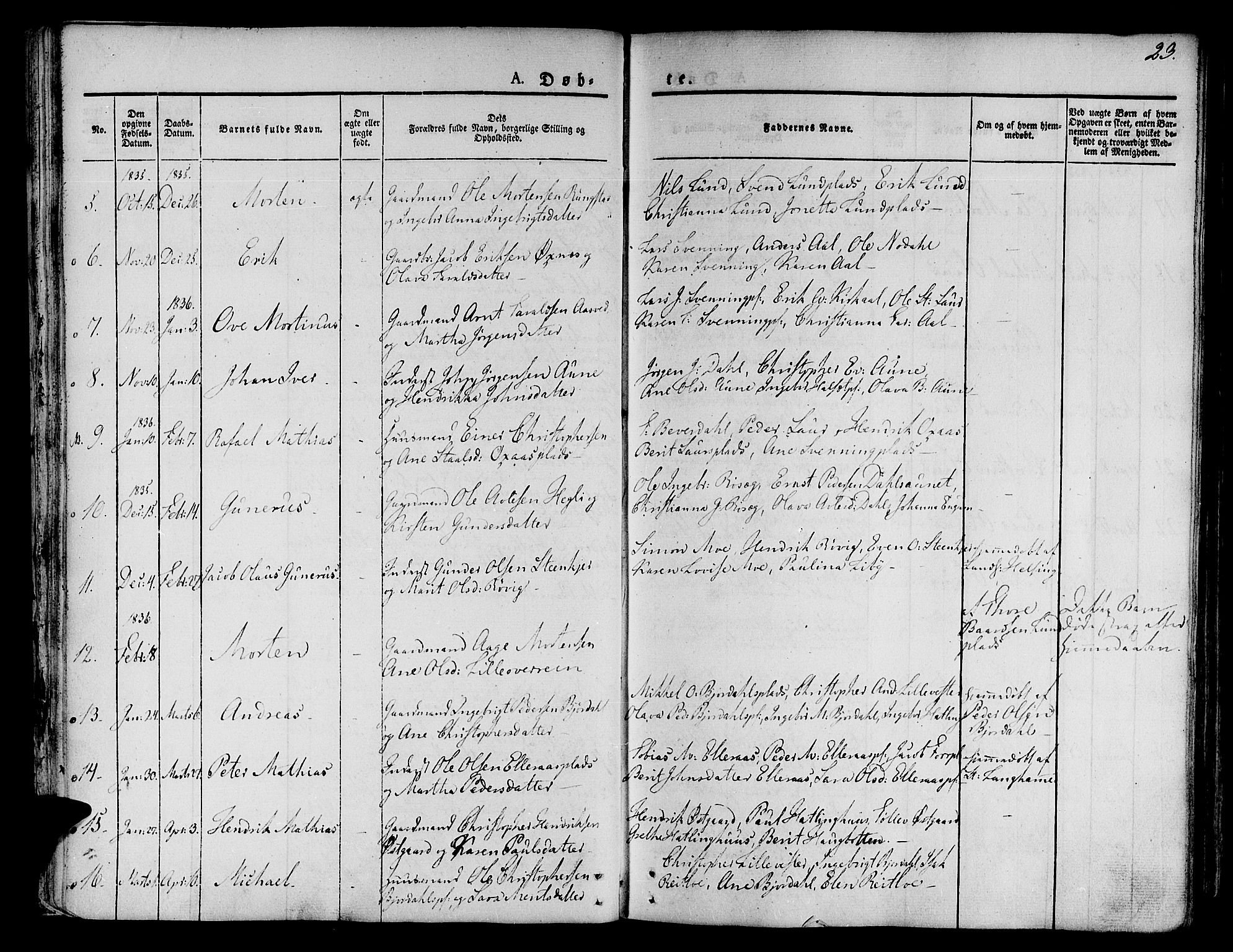 Ministerialprotokoller, klokkerbøker og fødselsregistre - Nord-Trøndelag, SAT/A-1458/746/L0445: Parish register (official) no. 746A04, 1826-1846, p. 23