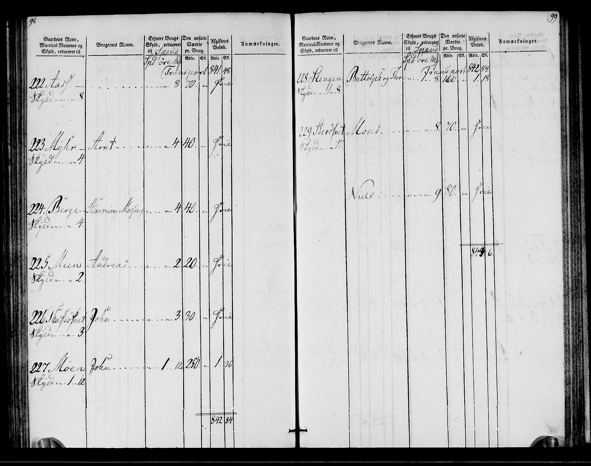 Rentekammeret inntil 1814, Realistisk ordnet avdeling, AV/RA-EA-4070/N/Ne/Nea/L0149: Stjørdal og Verdal fogderi. Oppebørselsregister, 1803-1804, p. 51