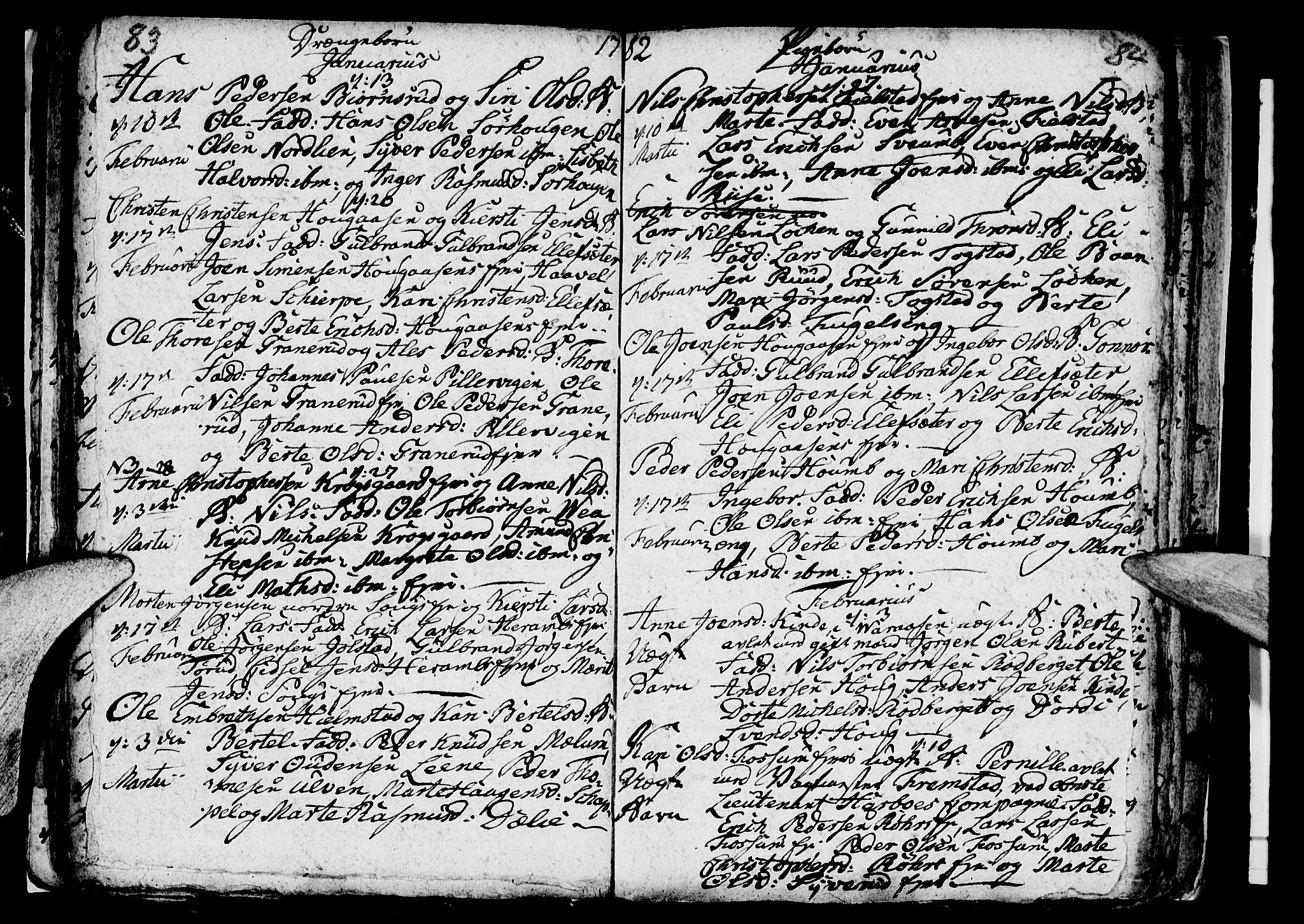 Ringsaker prestekontor, AV/SAH-PREST-014/I/Ia/L0005/0003: Parish register draft no. 5.3, 1780-1784, p. 83-84