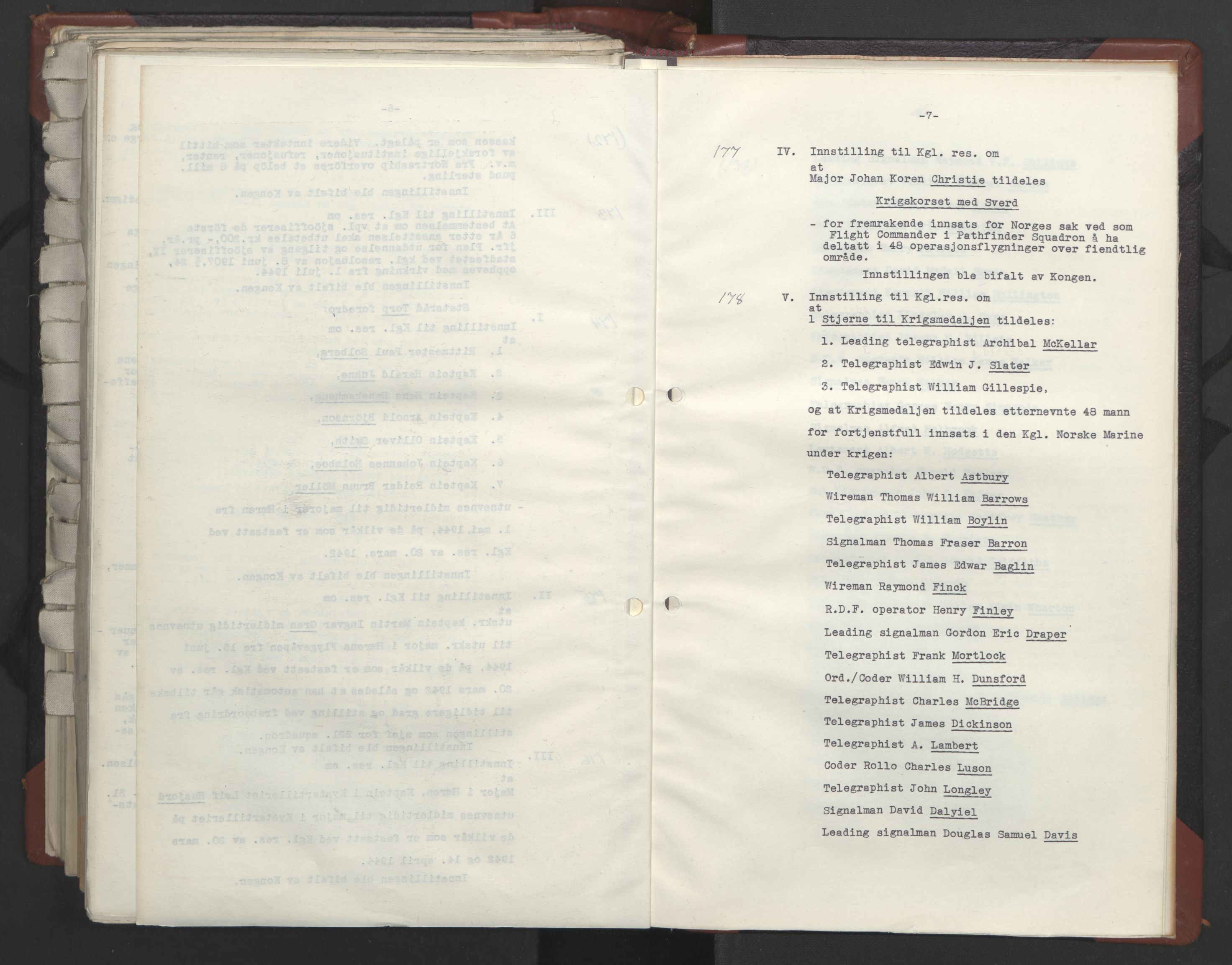 Statsrådssekretariatet, AV/RA-S-1001/A/Ac/L0124: Kgl. res. 14/1-30/6, 1944, p. 445