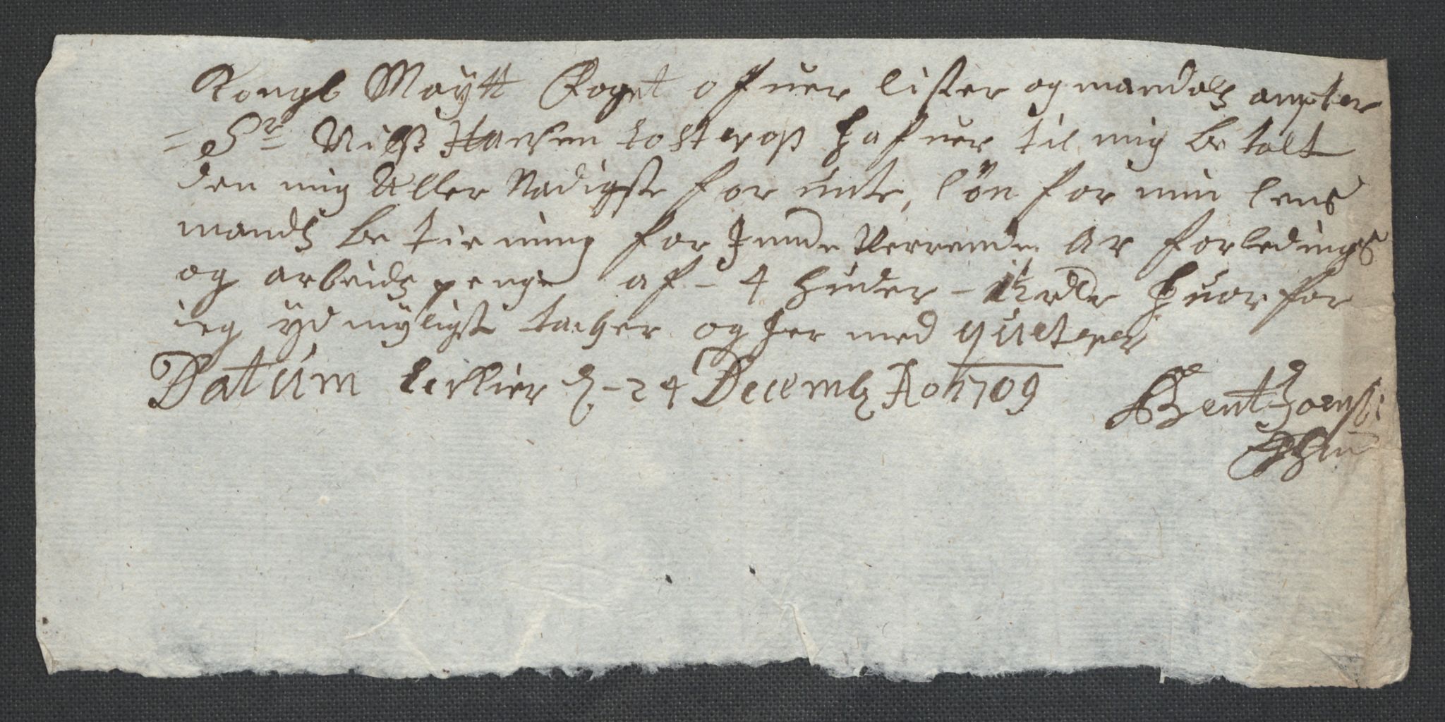 Rentekammeret inntil 1814, Reviderte regnskaper, Fogderegnskap, RA/EA-4092/R43/L2552: Fogderegnskap Lista og Mandal, 1705-1709, p. 327