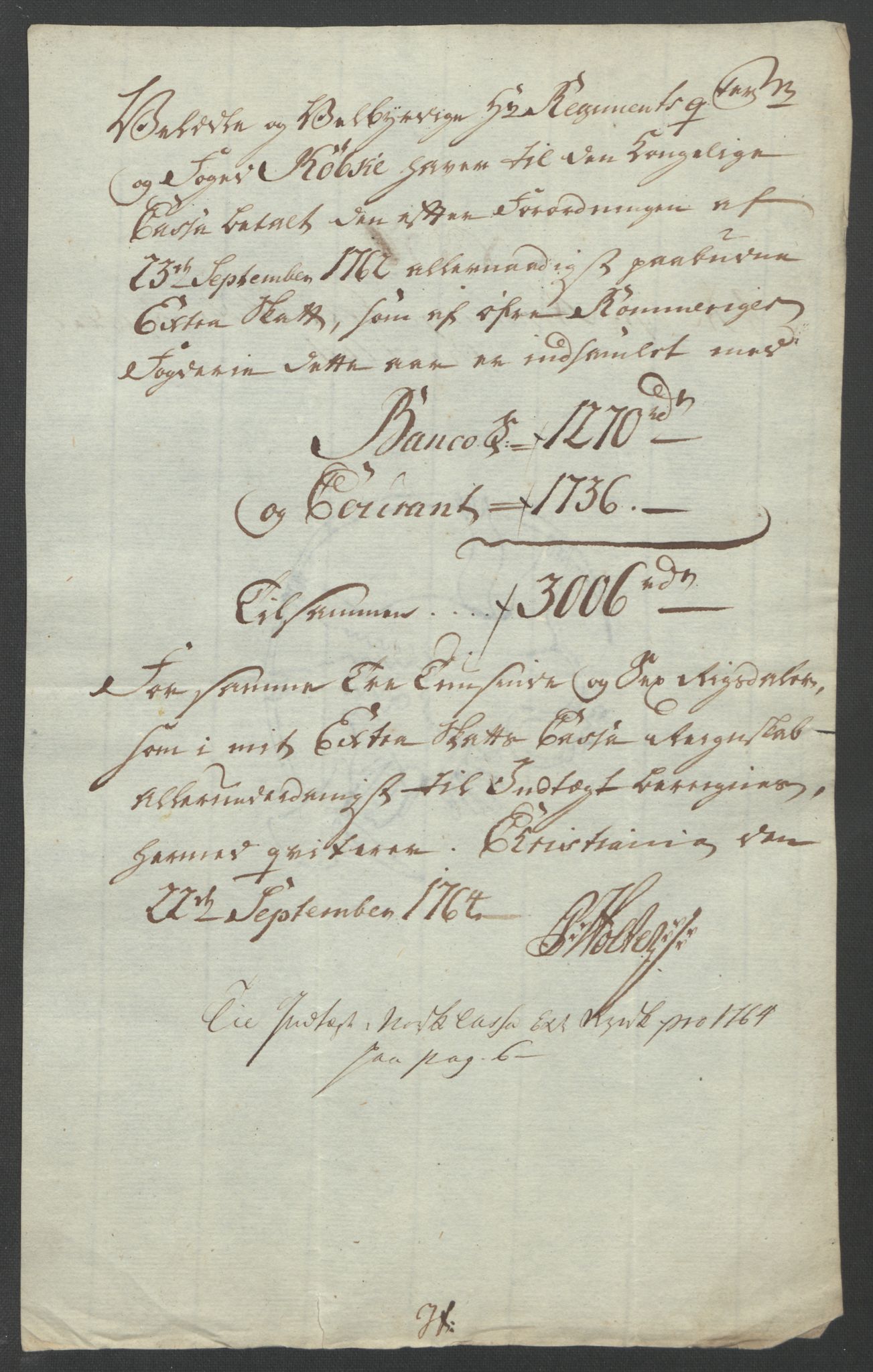 Rentekammeret inntil 1814, Reviderte regnskaper, Fogderegnskap, AV/RA-EA-4092/R12/L0804: Ekstraskatten Øvre Romerike, 1764, p. 284