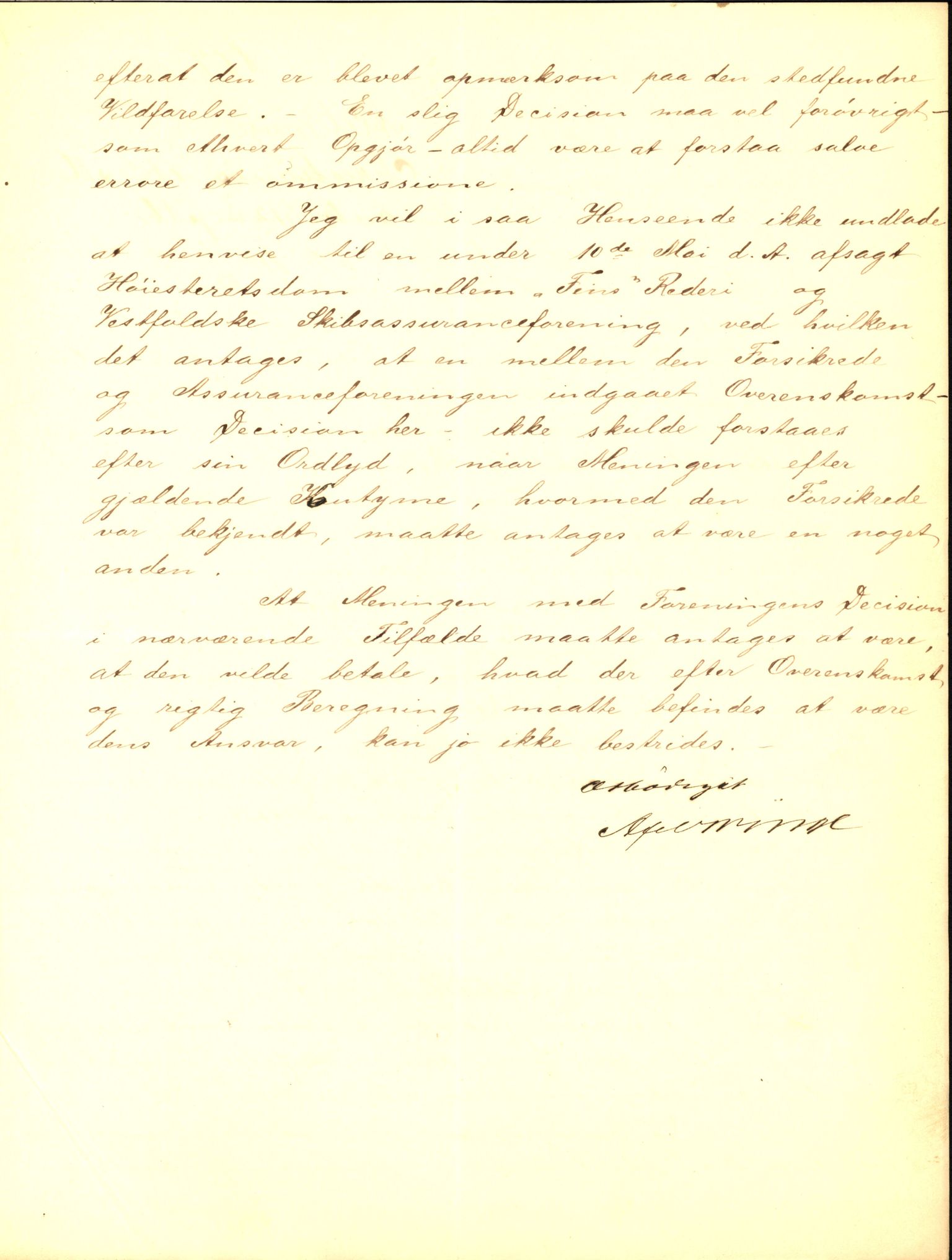 Pa 63 - Østlandske skibsassuranceforening, VEMU/A-1079/G/Ga/L0022/0007: Havaridokumenter / Nyassa, Mjølner, 1888, p. 119