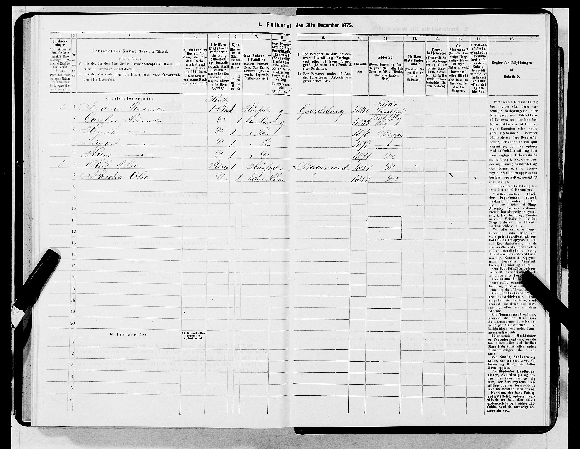 SAB, 1875 census for 1301 Bergen, 1875, p. 4827