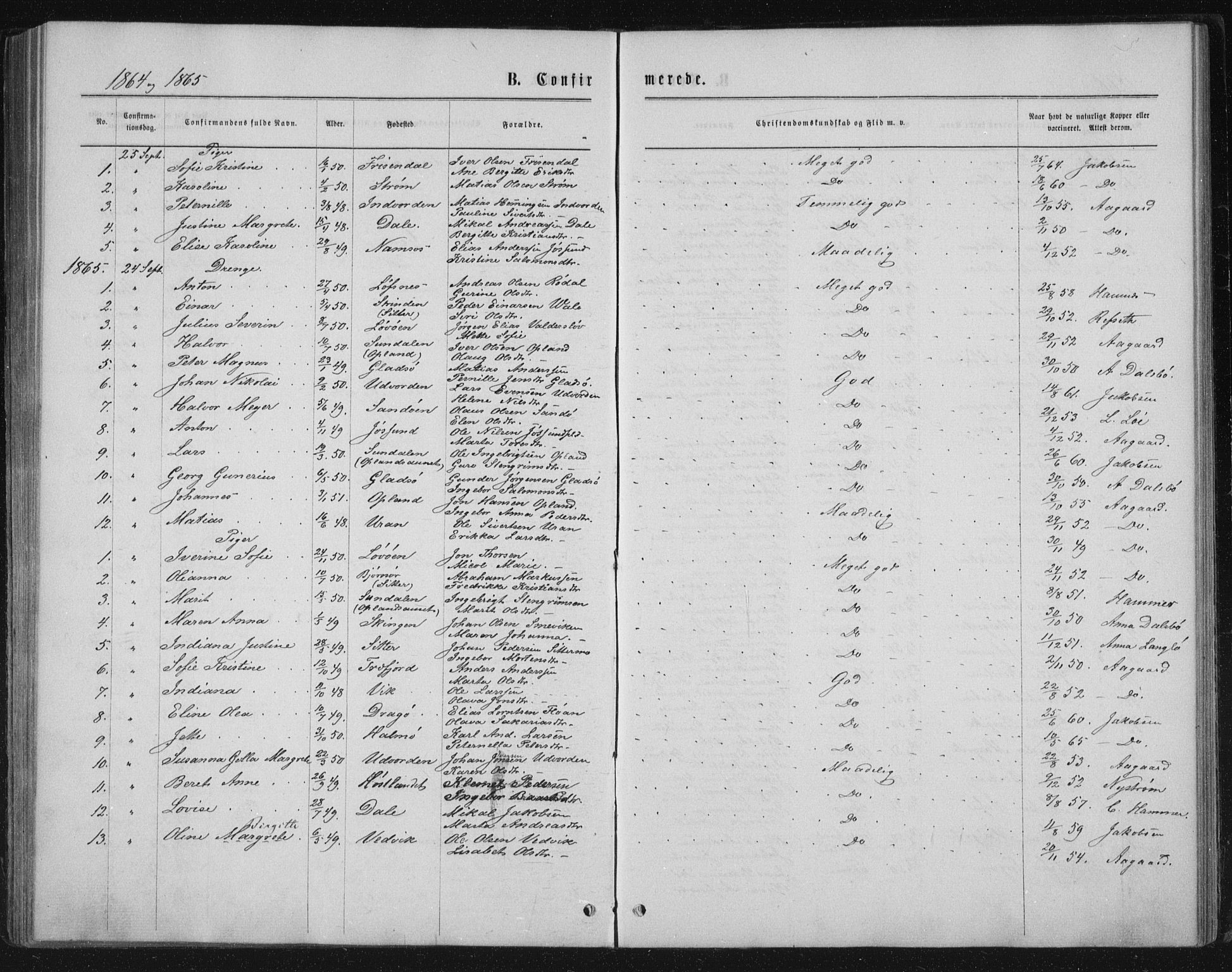 Ministerialprotokoller, klokkerbøker og fødselsregistre - Nord-Trøndelag, AV/SAT-A-1458/771/L0595: Parish register (official) no. 771A02, 1840-1869