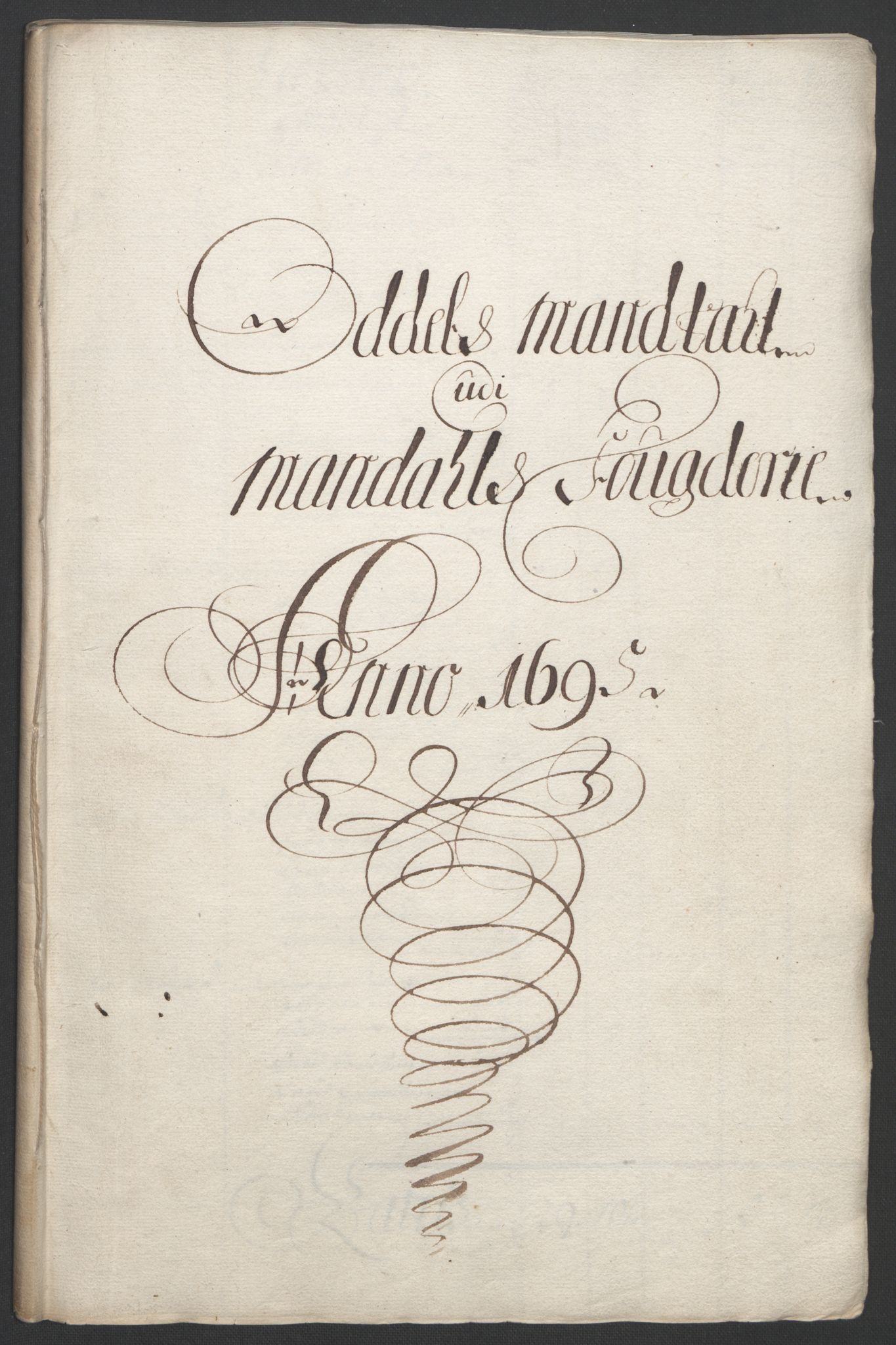 Rentekammeret inntil 1814, Reviderte regnskaper, Fogderegnskap, RA/EA-4092/R43/L2545: Fogderegnskap Lista og Mandal, 1694-1695, p. 310
