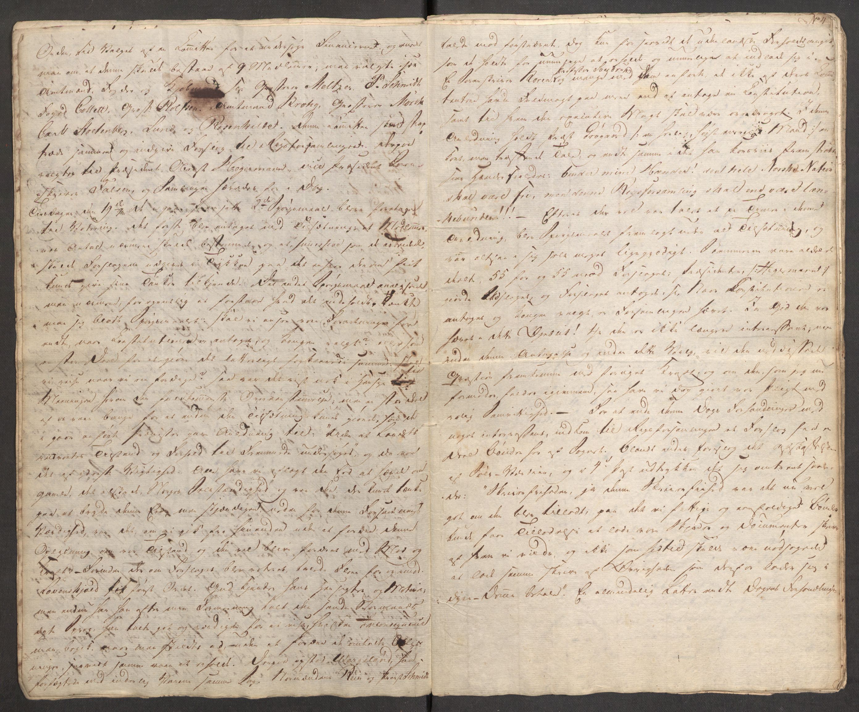 Sibbern-slekten, RA/PA-0281/F/L0004: Statsråd Valentin Sibberns politiske papirer, regnskapsprot., 1814, p. 9