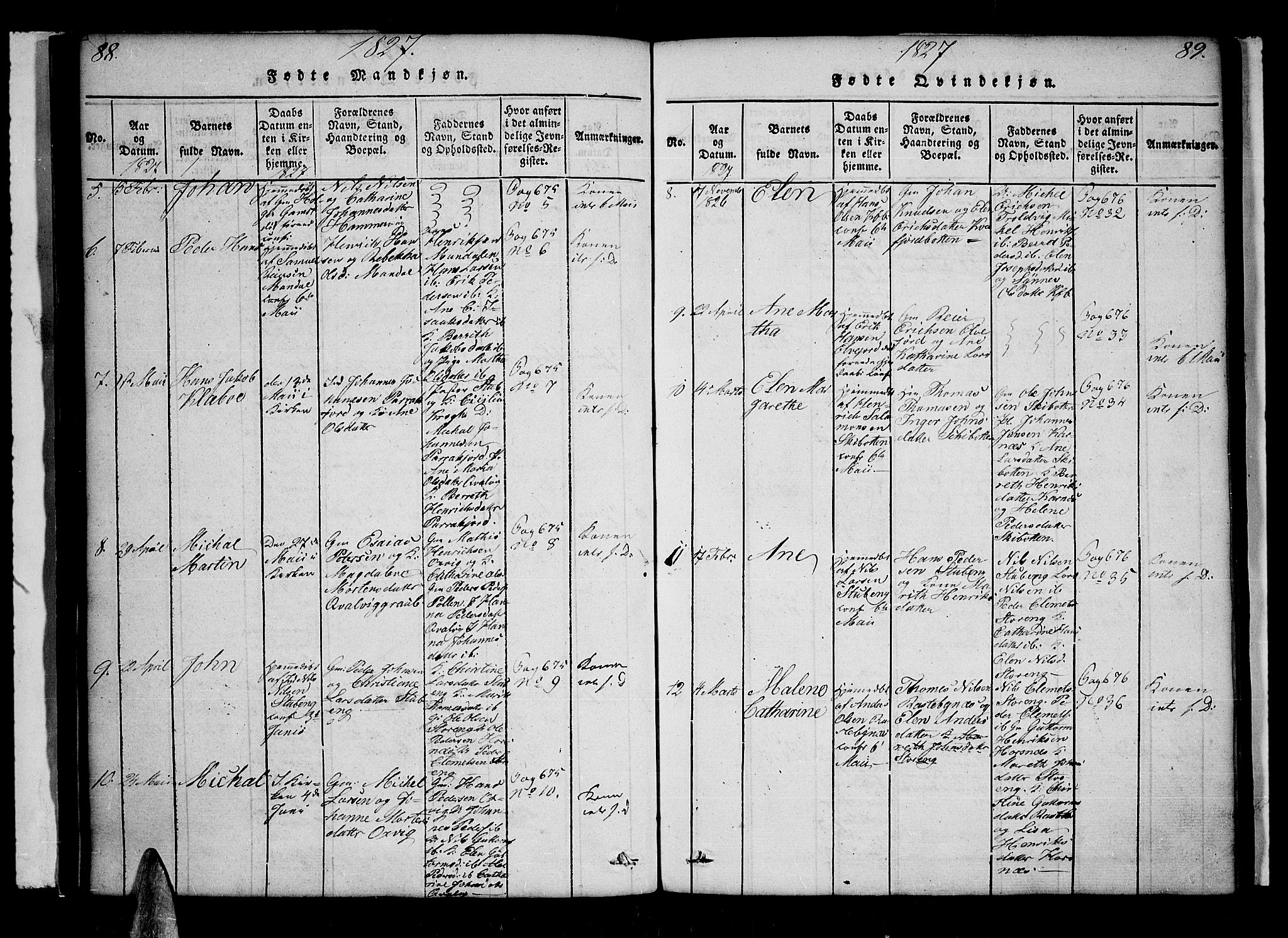 Lyngen sokneprestembete, AV/SATØ-S-1289/H/He/Hea/L0003kirke: Parish register (official) no. 3, 1822-1838, p. 88-89