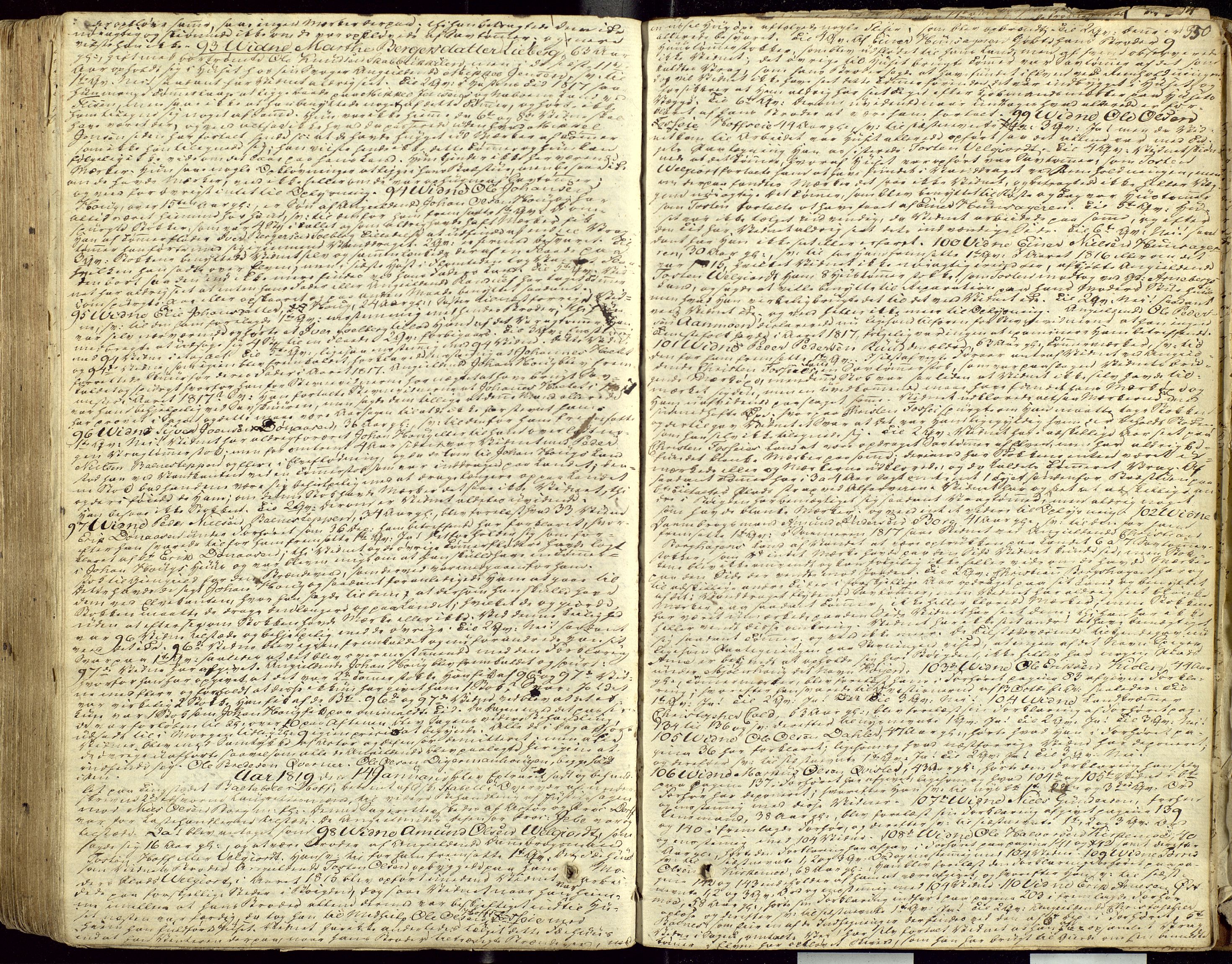 Solør og Odalen sorenskriveri, SAH/TING-026/G/Gc/Gca/L0012: Justis- og politisaker, 1816-1819, p. 330