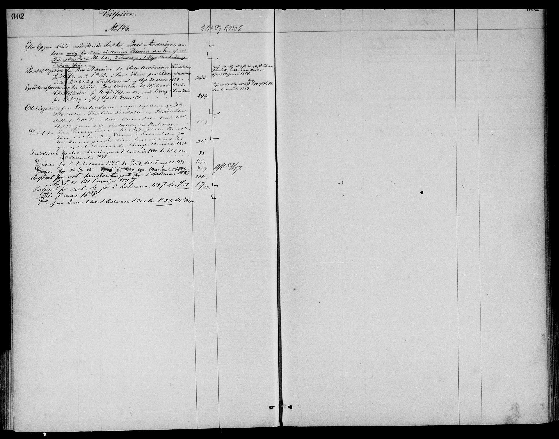 Eiker, Modum og Sigdal sorenskriveri, AV/SAKO-A-123/G/Gb/Gbd/L0002: Mortgage register no. IV 2, p. 302