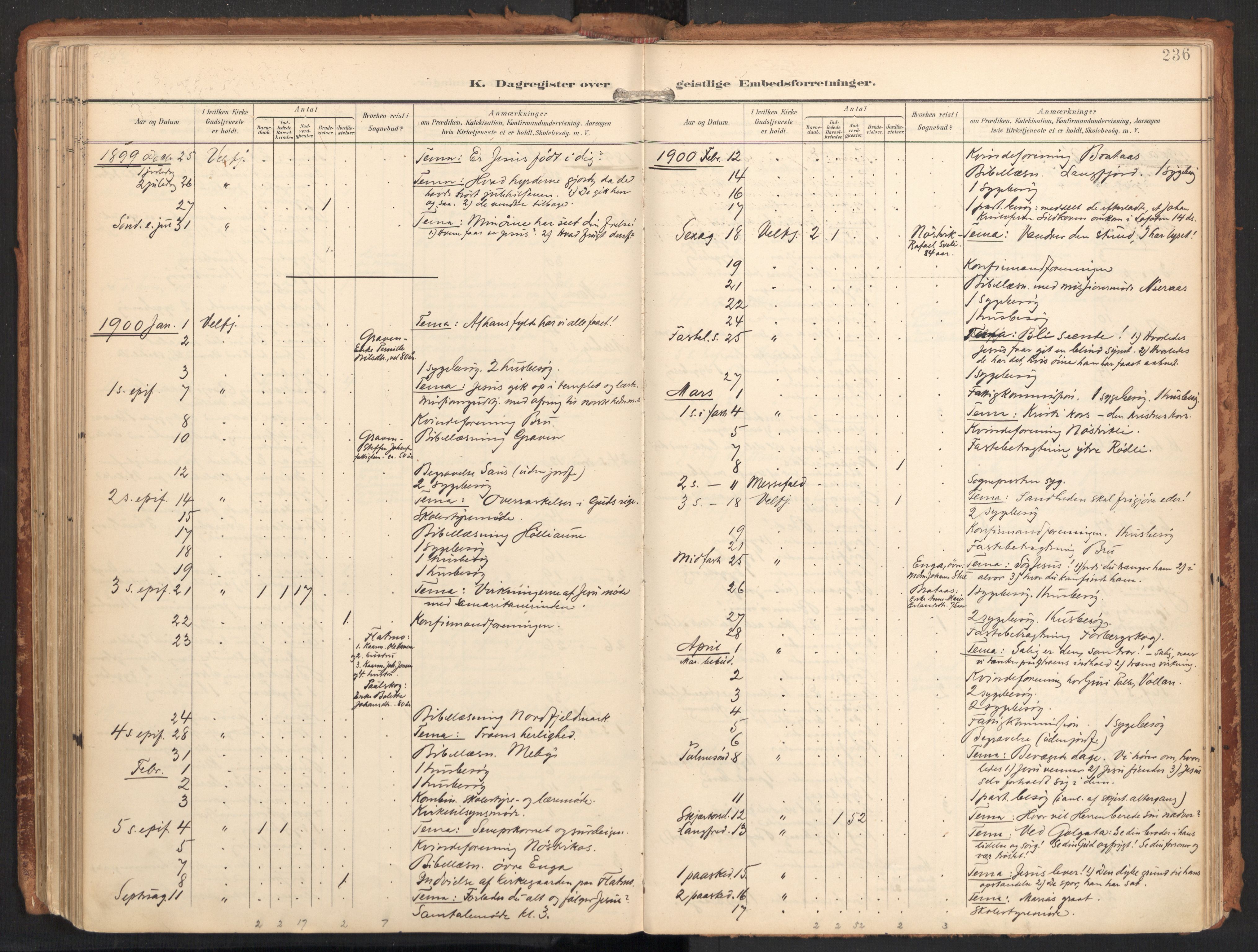 Ministerialprotokoller, klokkerbøker og fødselsregistre - Nordland, SAT/A-1459/814/L0227: Parish register (official) no. 814A08, 1899-1920, p. 236