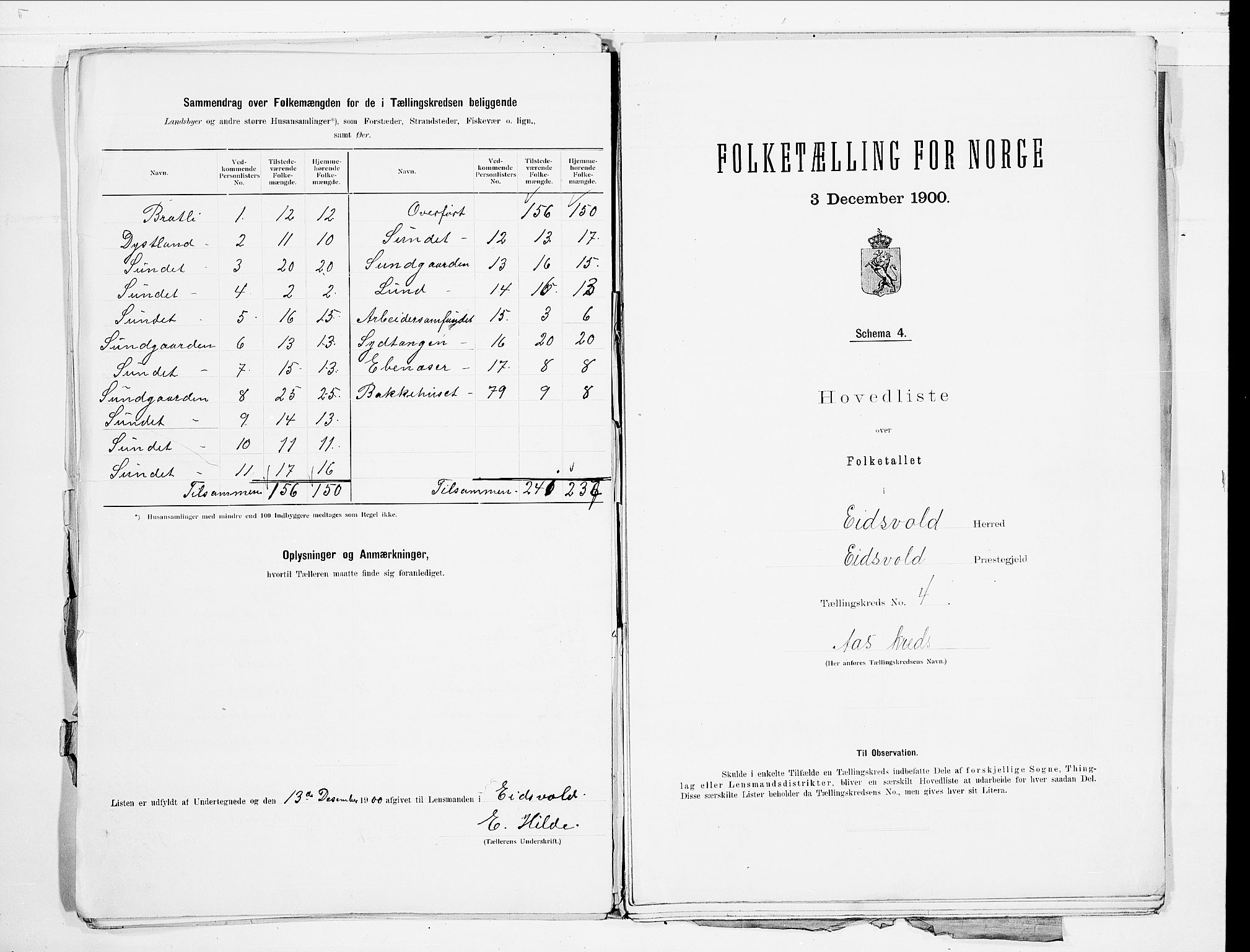 SAO, 1900 census for Eidsvoll, 1900, p. 35