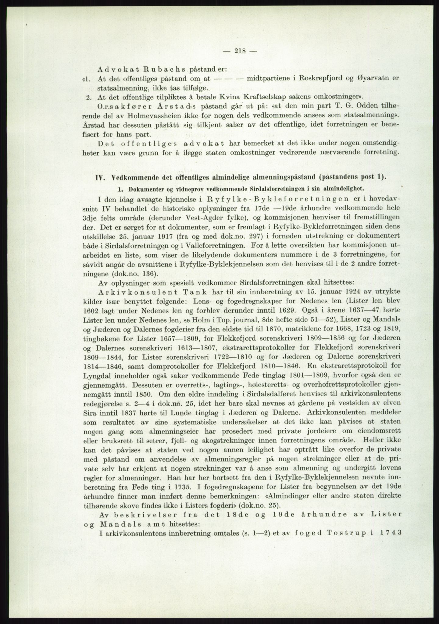 Høyfjellskommisjonen, AV/RA-S-1546/X/Xa/L0001: Nr. 1-33, 1909-1953, p. 1553