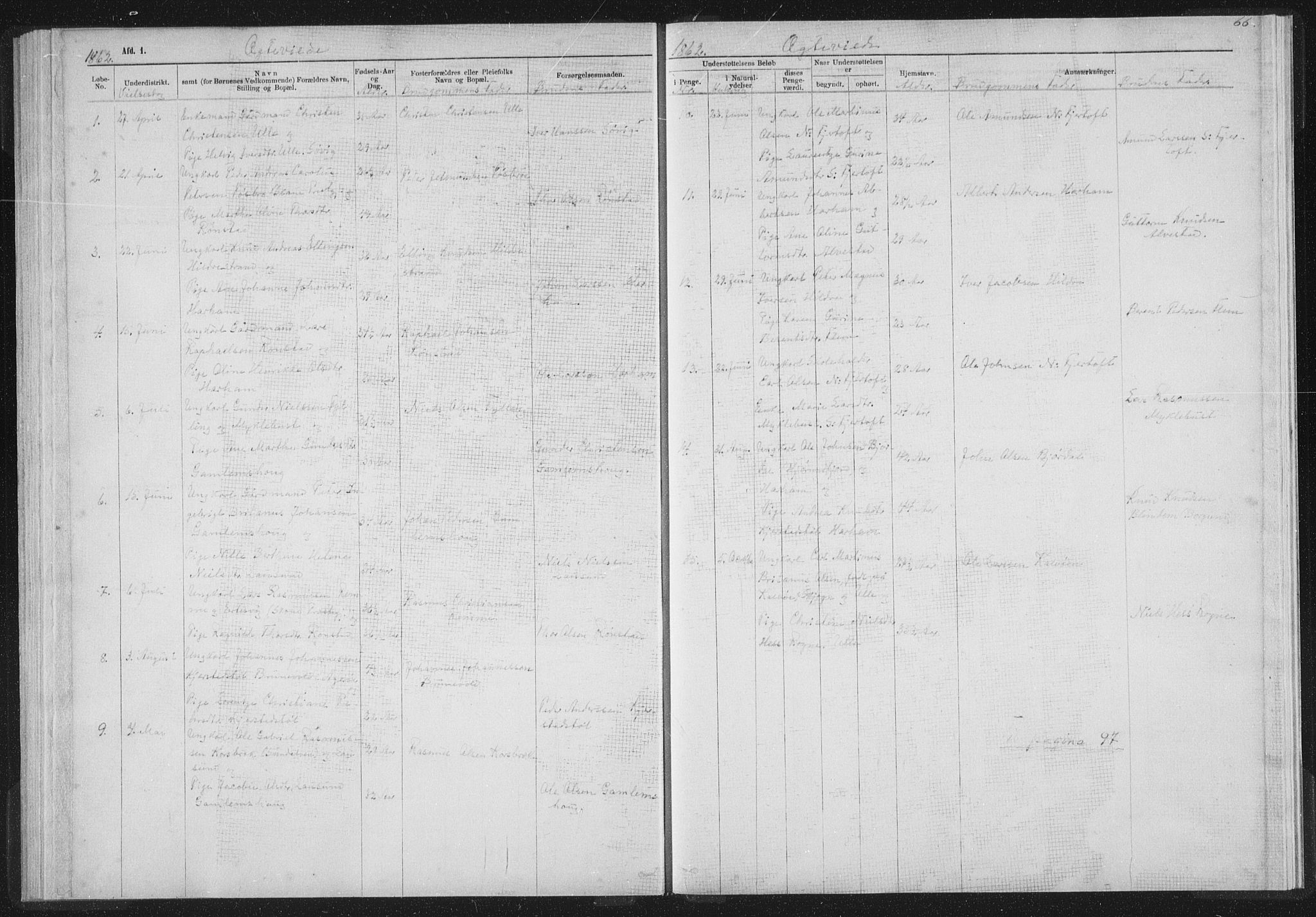 Ministerialprotokoller, klokkerbøker og fødselsregistre - Møre og Romsdal, SAT/A-1454/536/L0514: Parish register (official) no. 536D01, 1840-1875, p. 66