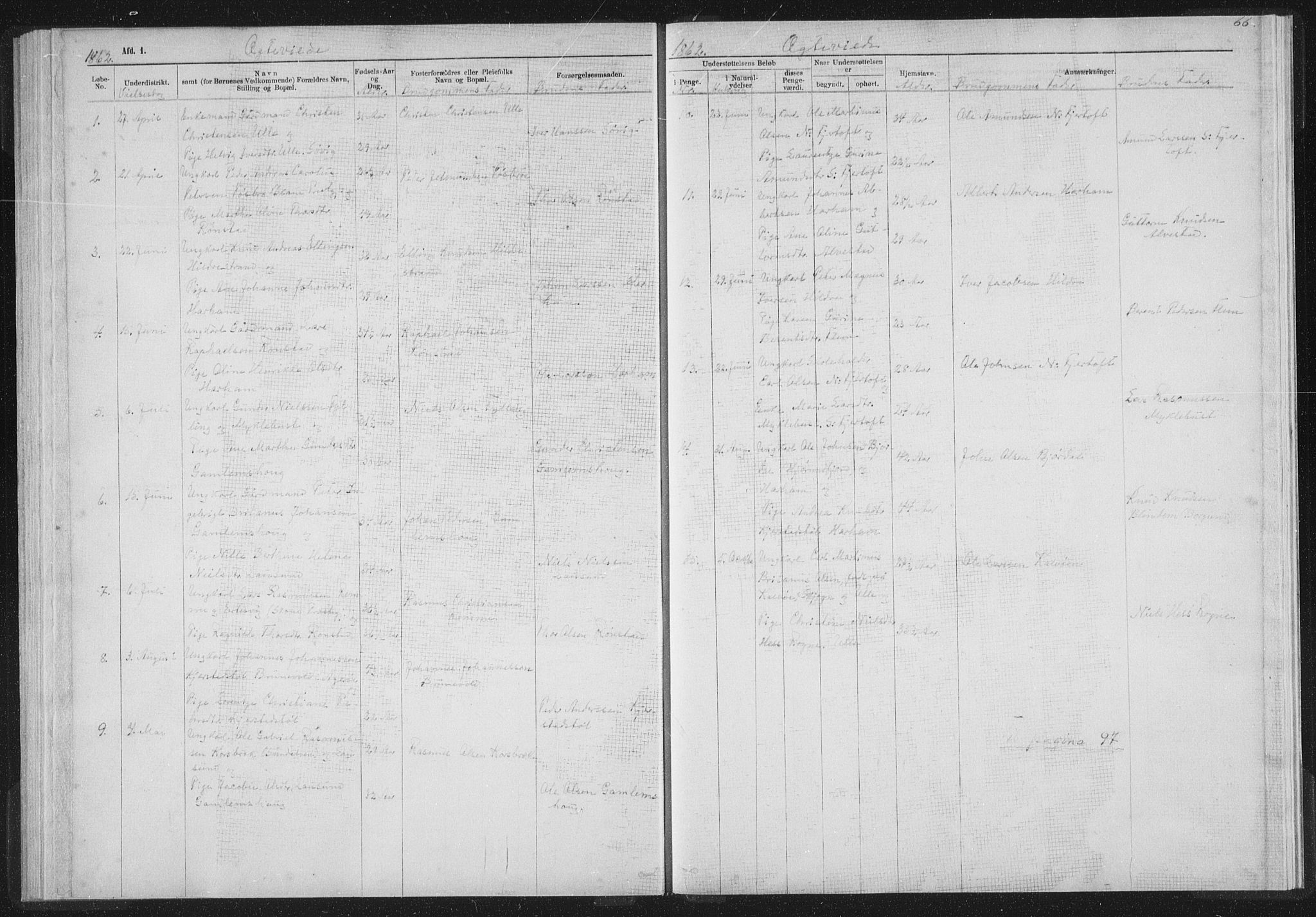 Ministerialprotokoller, klokkerbøker og fødselsregistre - Møre og Romsdal, AV/SAT-A-1454/536/L0514: Parish register (official) no. 536D01, 1840-1875, p. 66