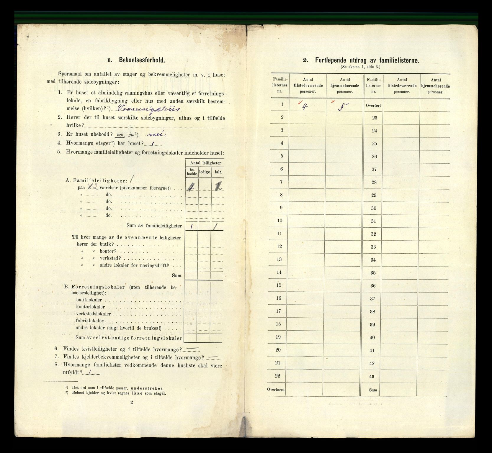 RA, 1910 census for Skien, 1910, p. 2303