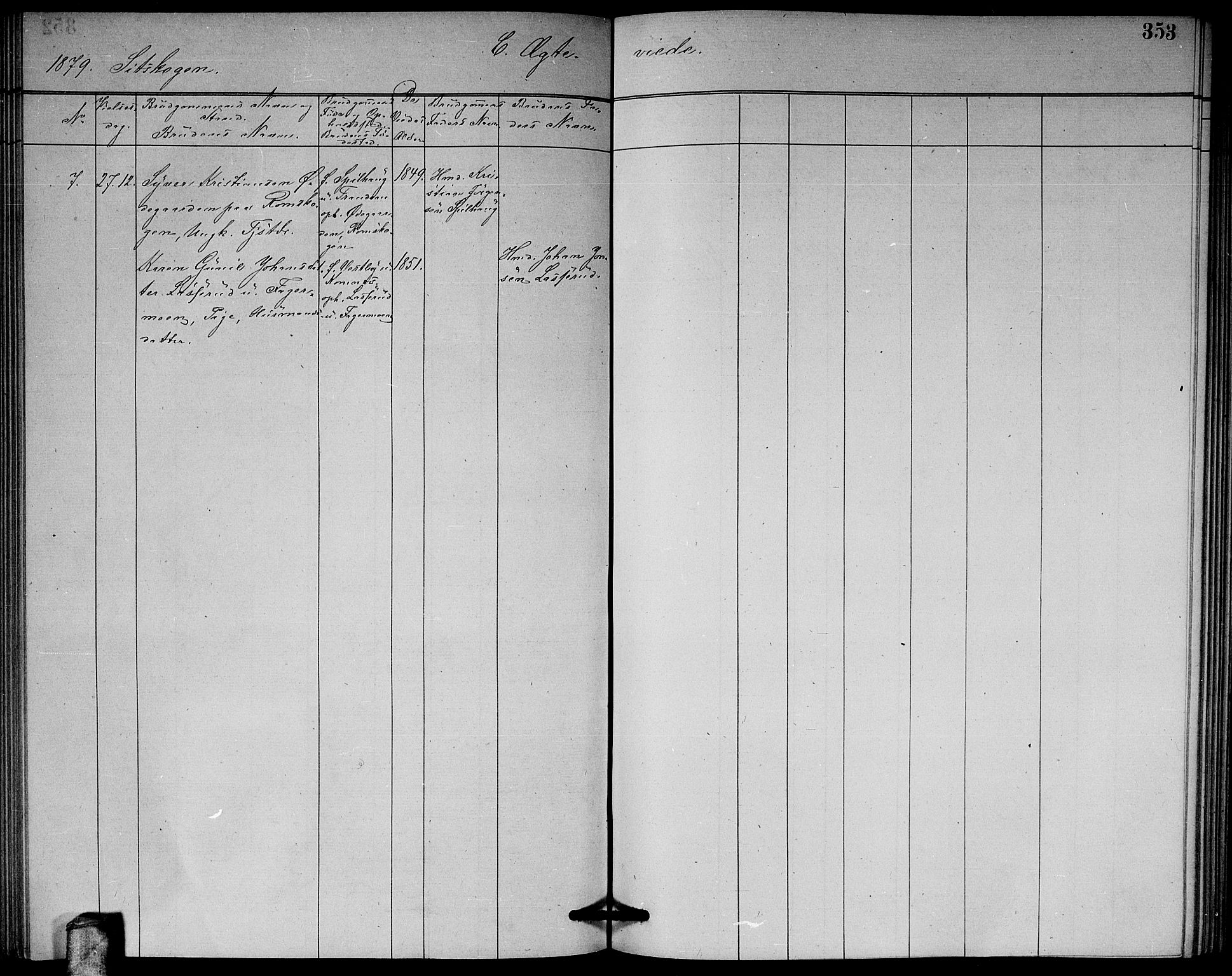 Høland prestekontor Kirkebøker, AV/SAO-A-10346a/G/Ga/L0006: Parish register (copy) no. I 6, 1869-1879, p. 353